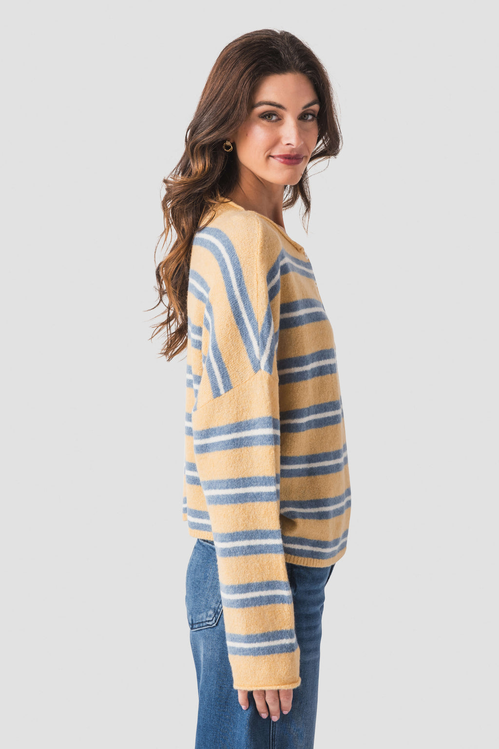 Things Between Varsity Striped Piper Cardigan