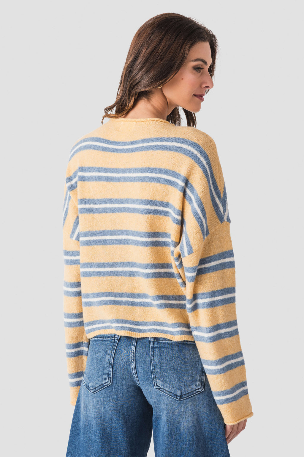 Things Between Varsity Striped Piper Cardigan
