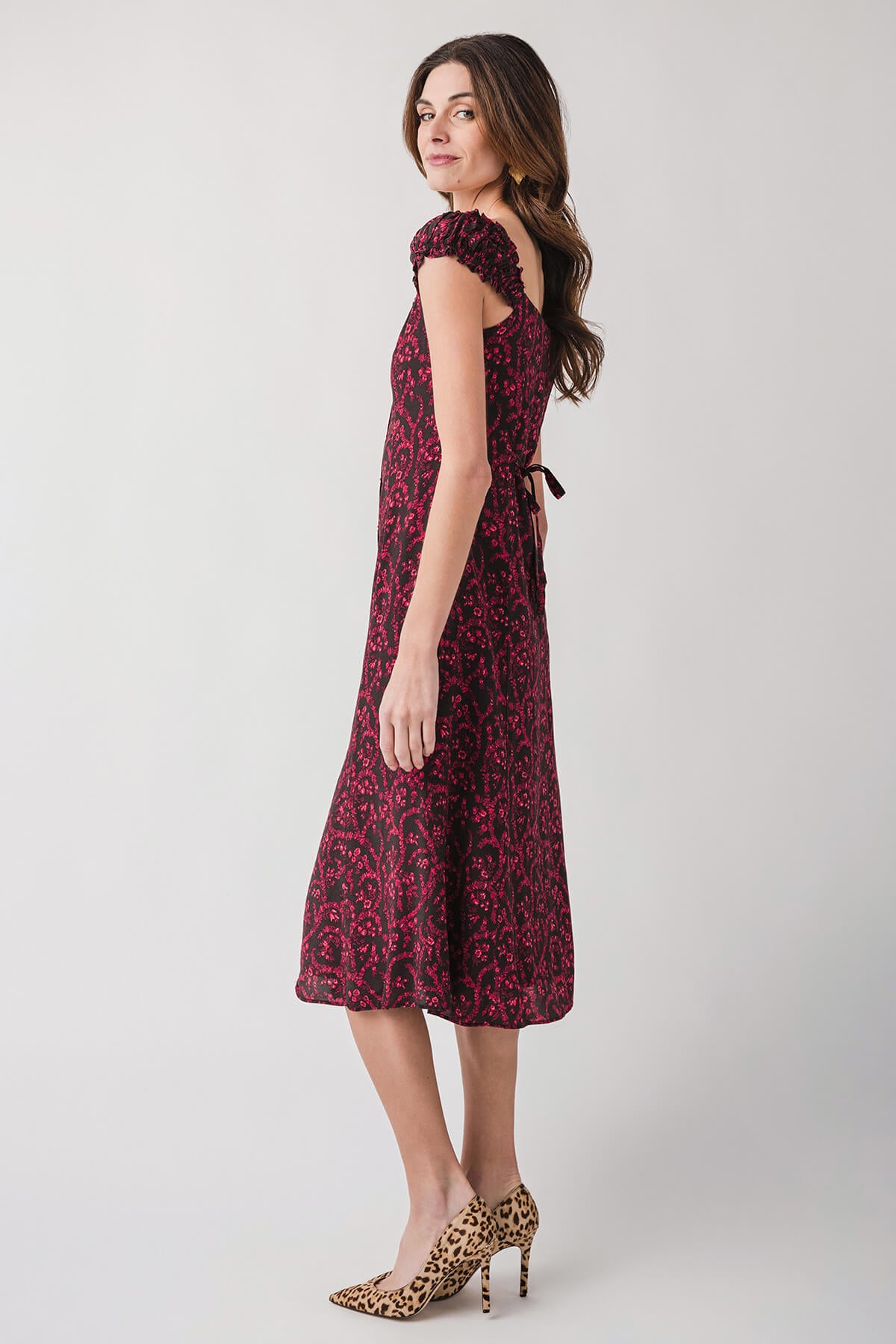 Olivaceous Lexi Dress Black Red / Large Olivaceous Lexi Dress Black Red / Large
