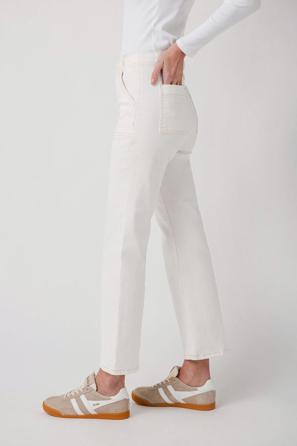 RISEN Slouchy Ankle Wide Jeans