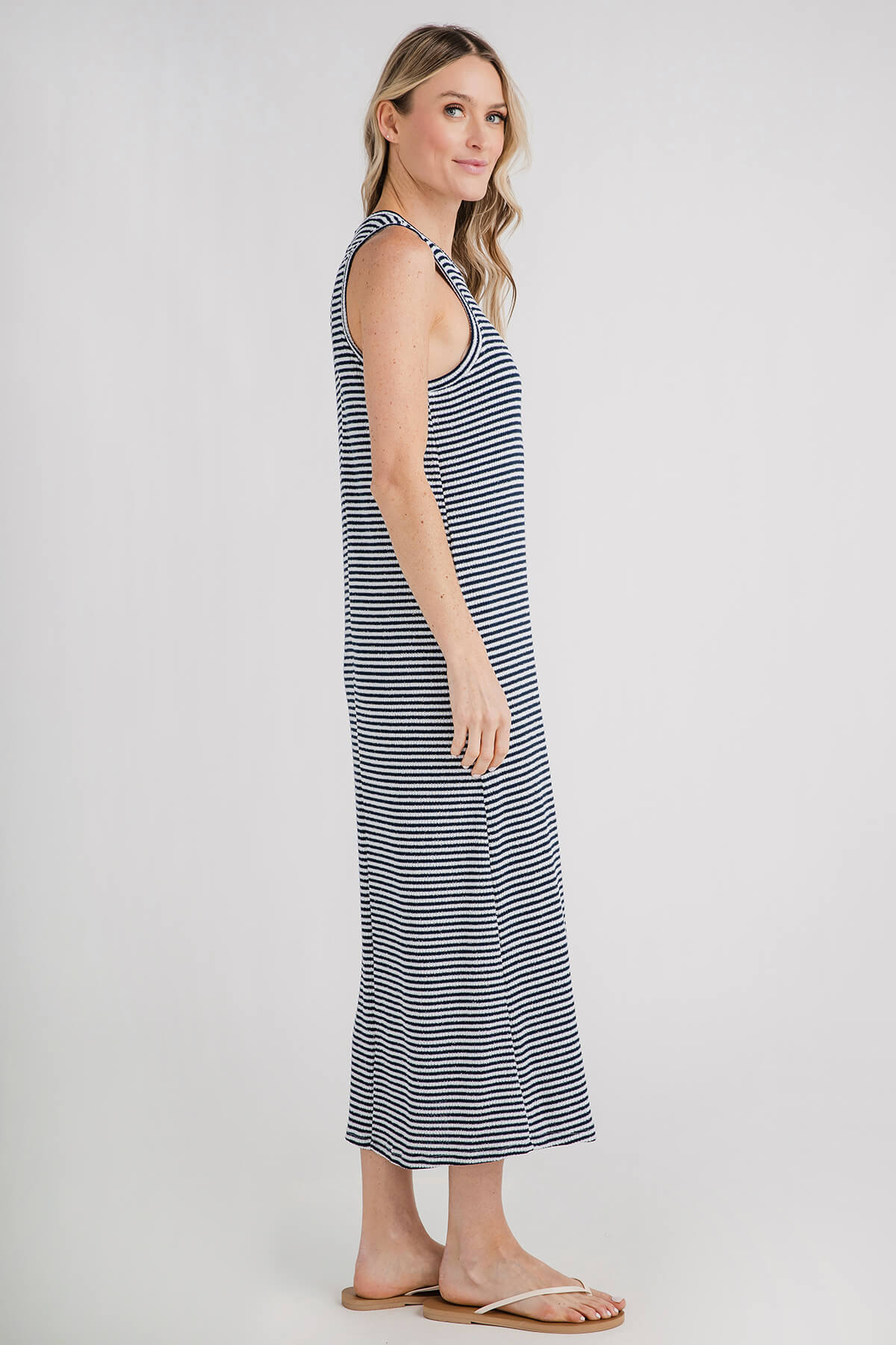 By Together Sleeveless Striped Knit Dress