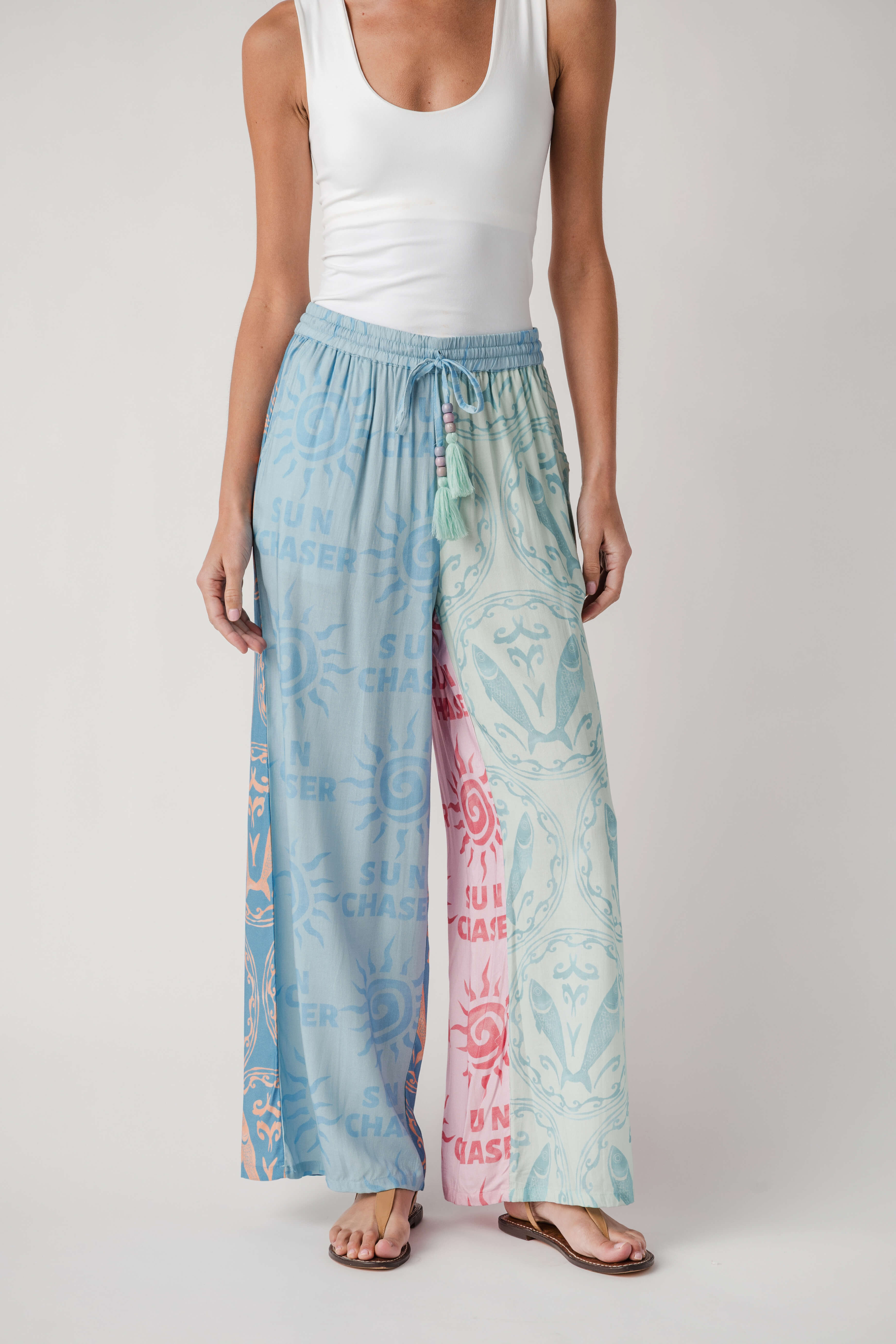 Surf Gypsy Sun Chaser Mix Print Pant – Social Threads