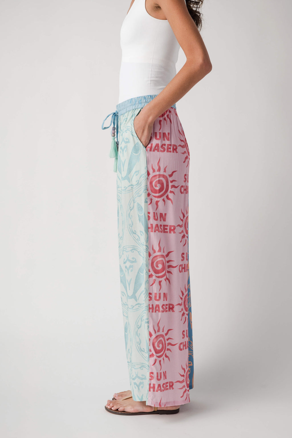 Surf Gypsy Sun Chaser Mix Print Pant