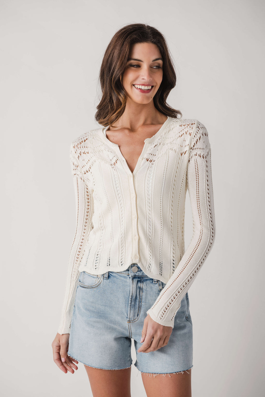 Z Supply Alycia Crochet Sweater