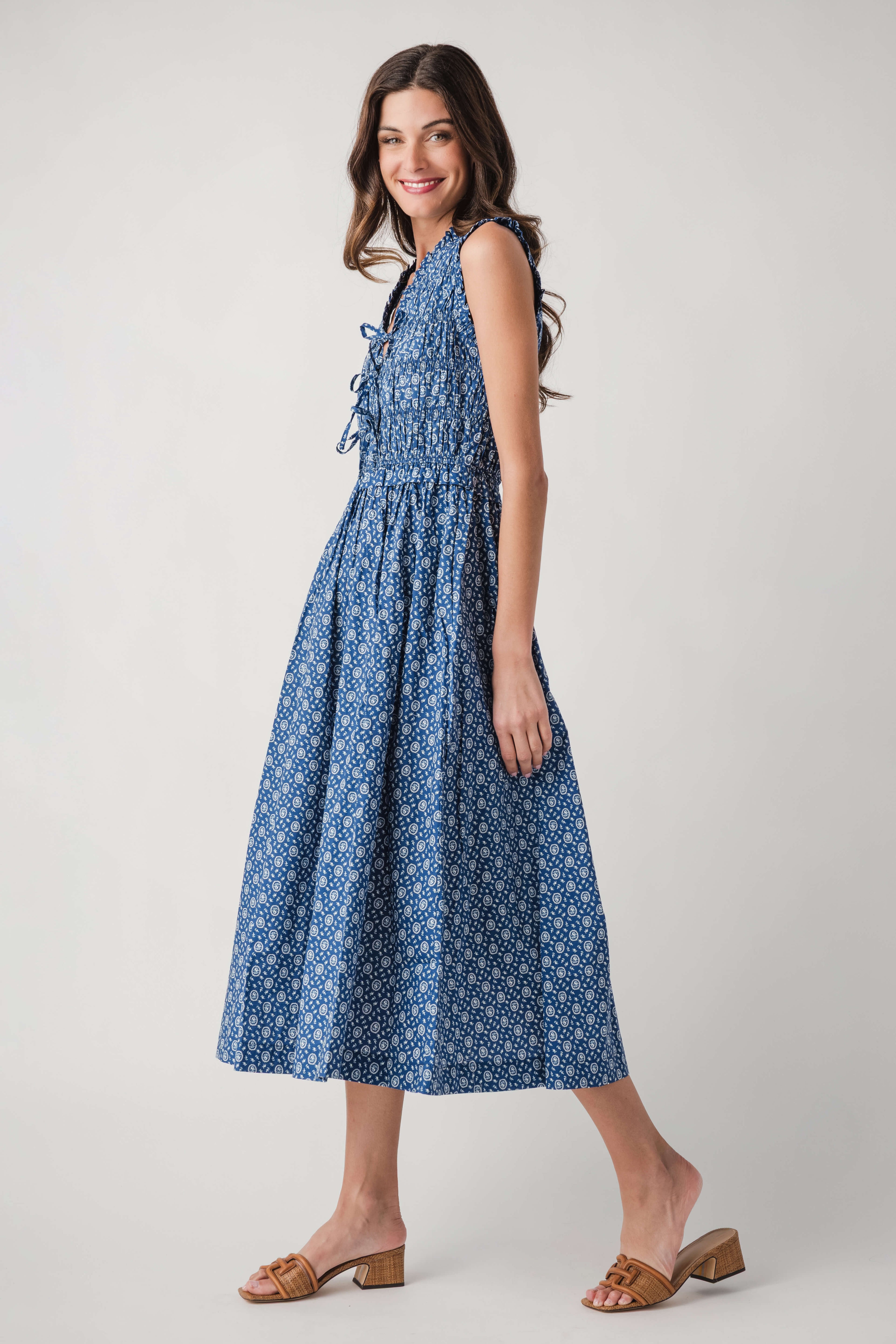 Pinch Bandana Print Maxi Dress