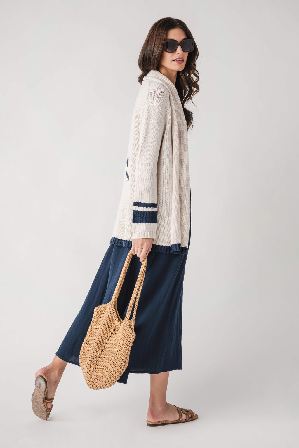 Vintage Havana Anchor Cardigan