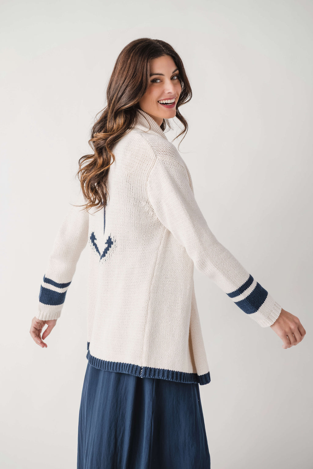 Vintage Havana Anchor Cardigan