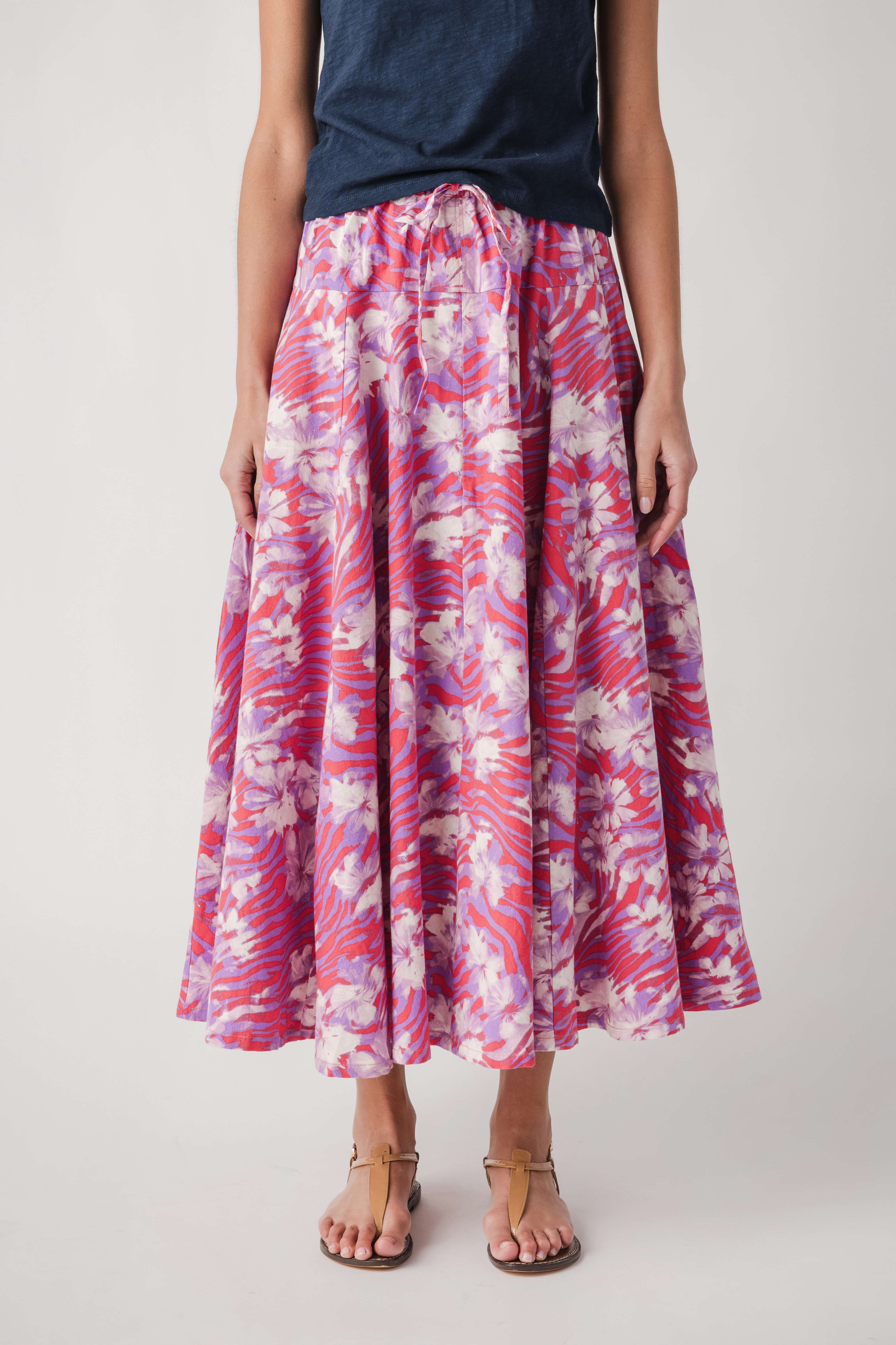 Free People Zephyr Bustle Convertible Printed Skirt