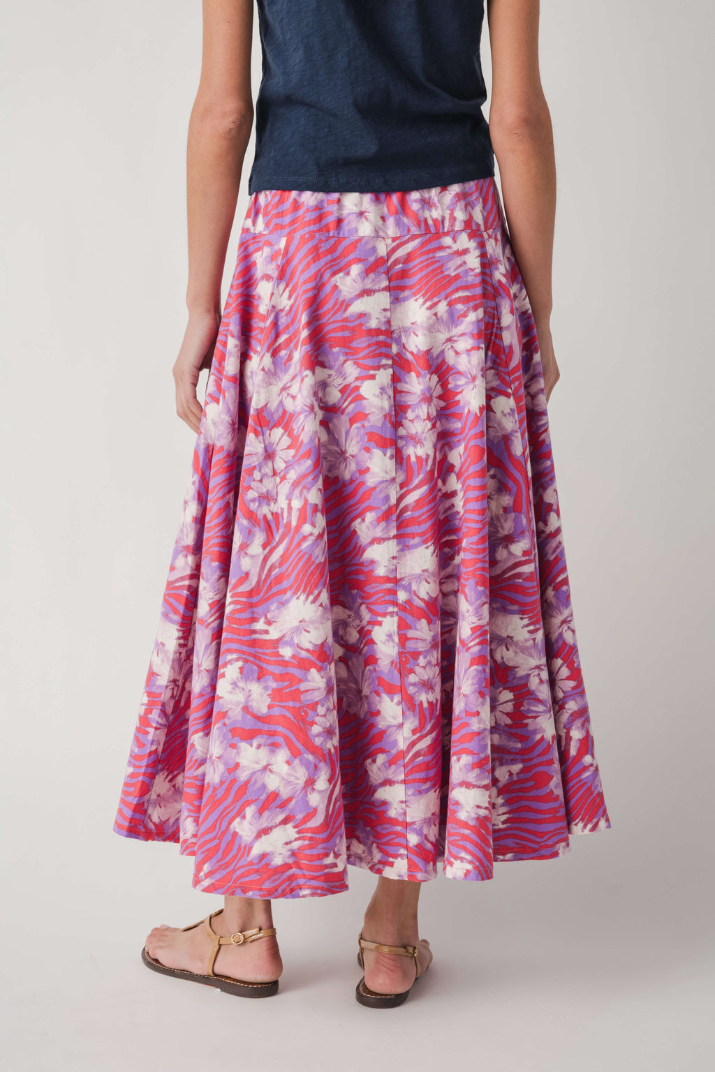 Free People Zephyr Bustle Convertible Printed Skirt