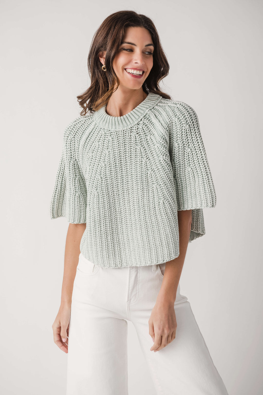 Free People Amy Sweater Tee