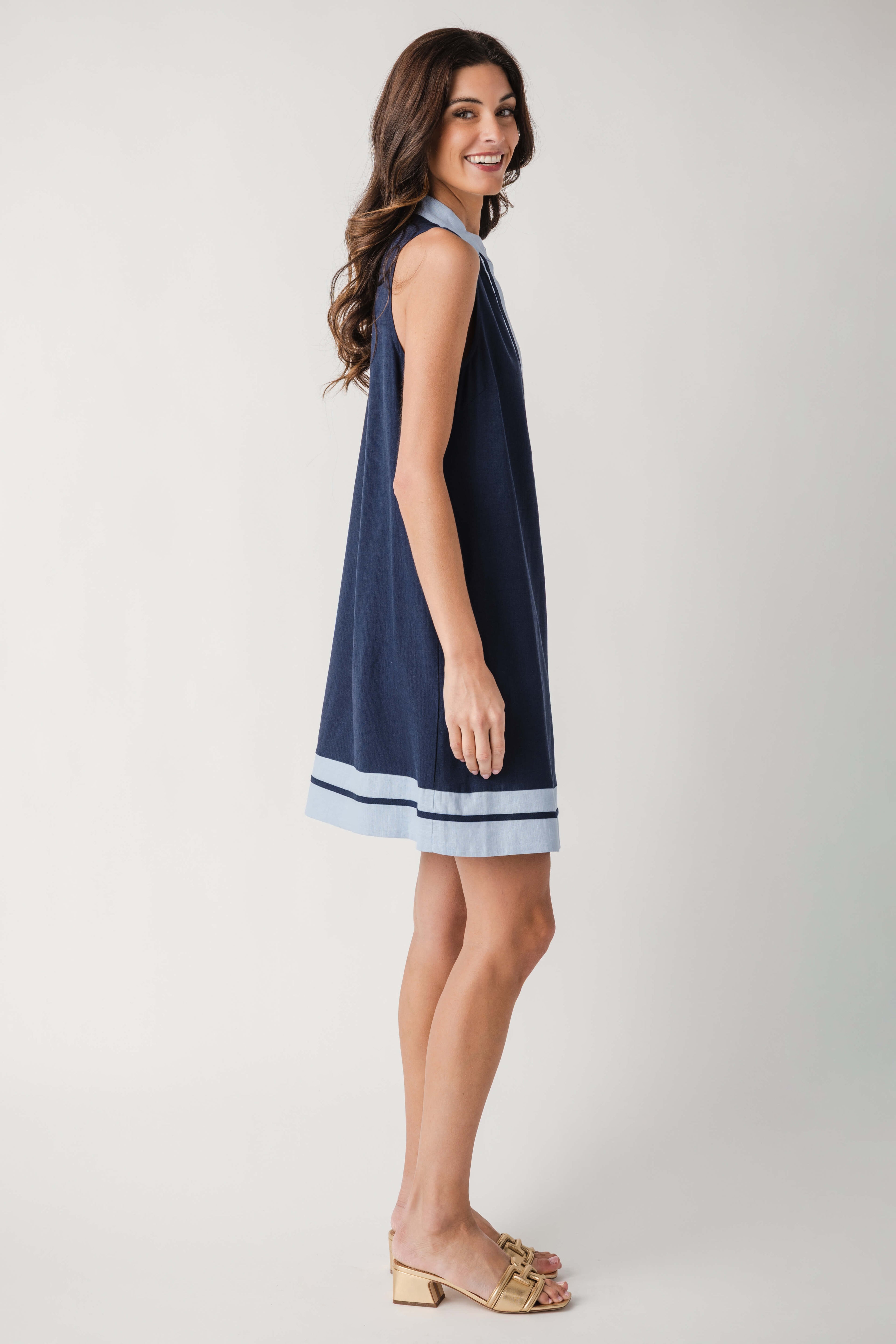 THML Harbor Trim Shift Dress