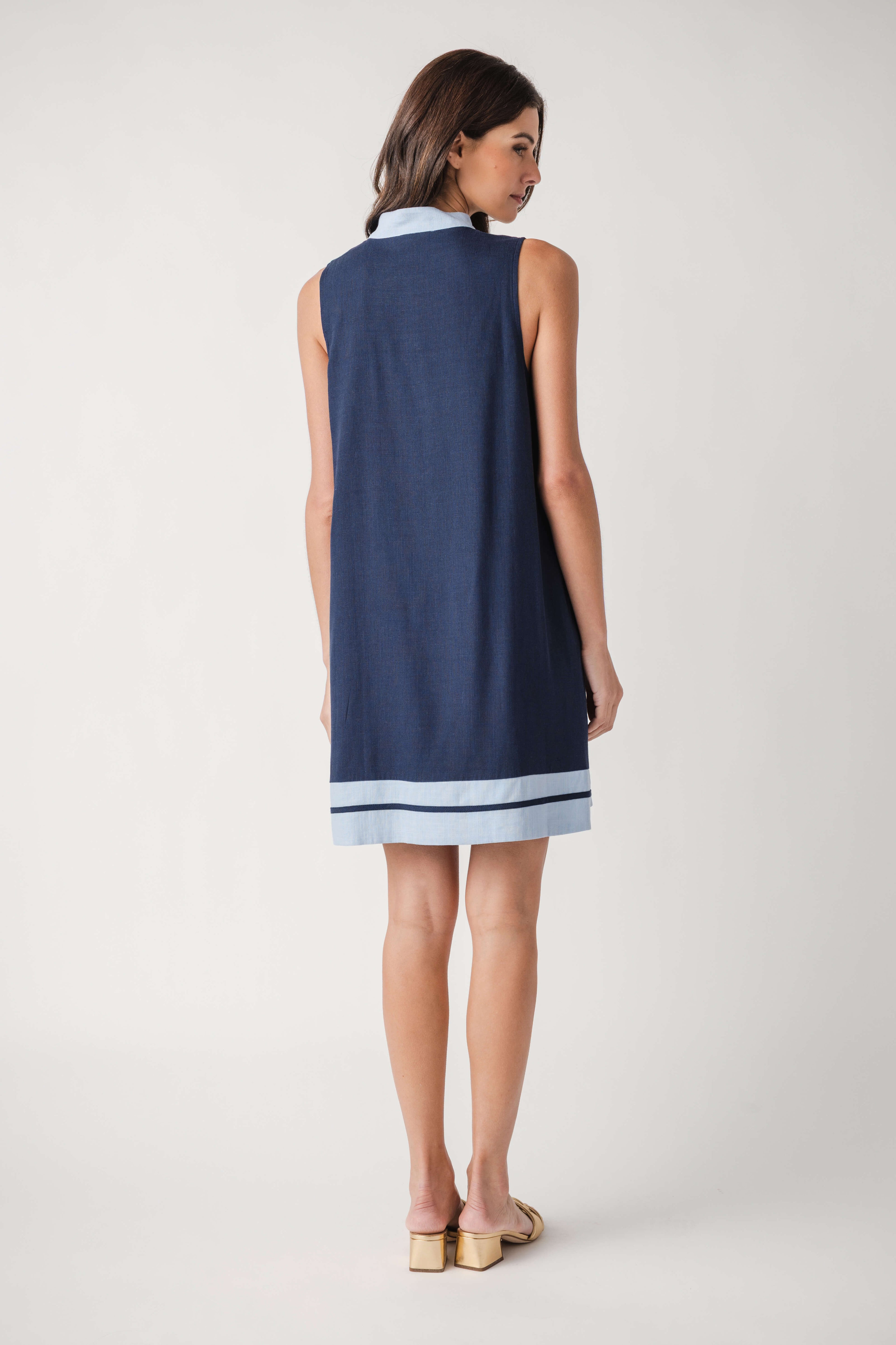 THML Harbor Trim Shift Dress