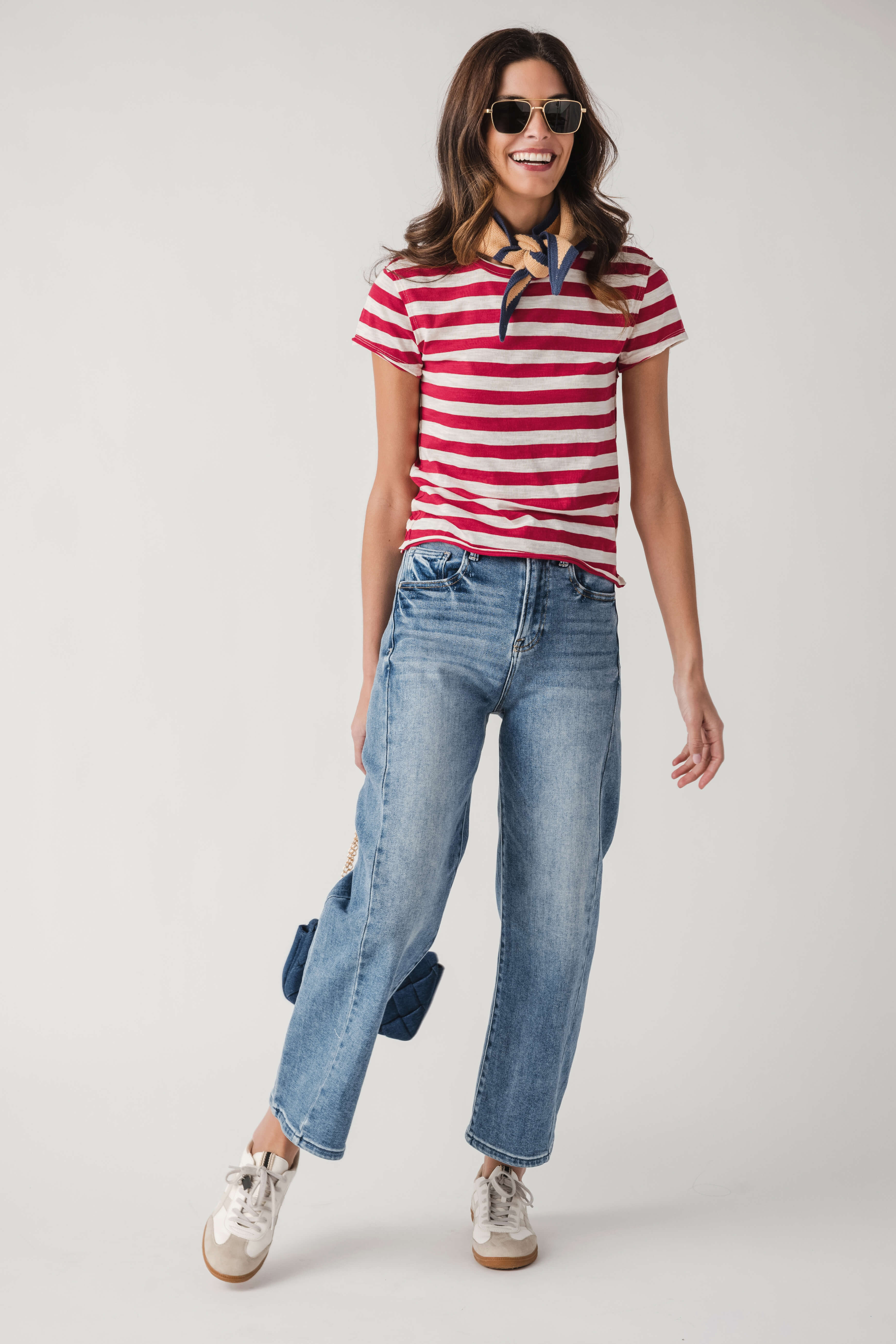 Accity Knit Triangle Scarf