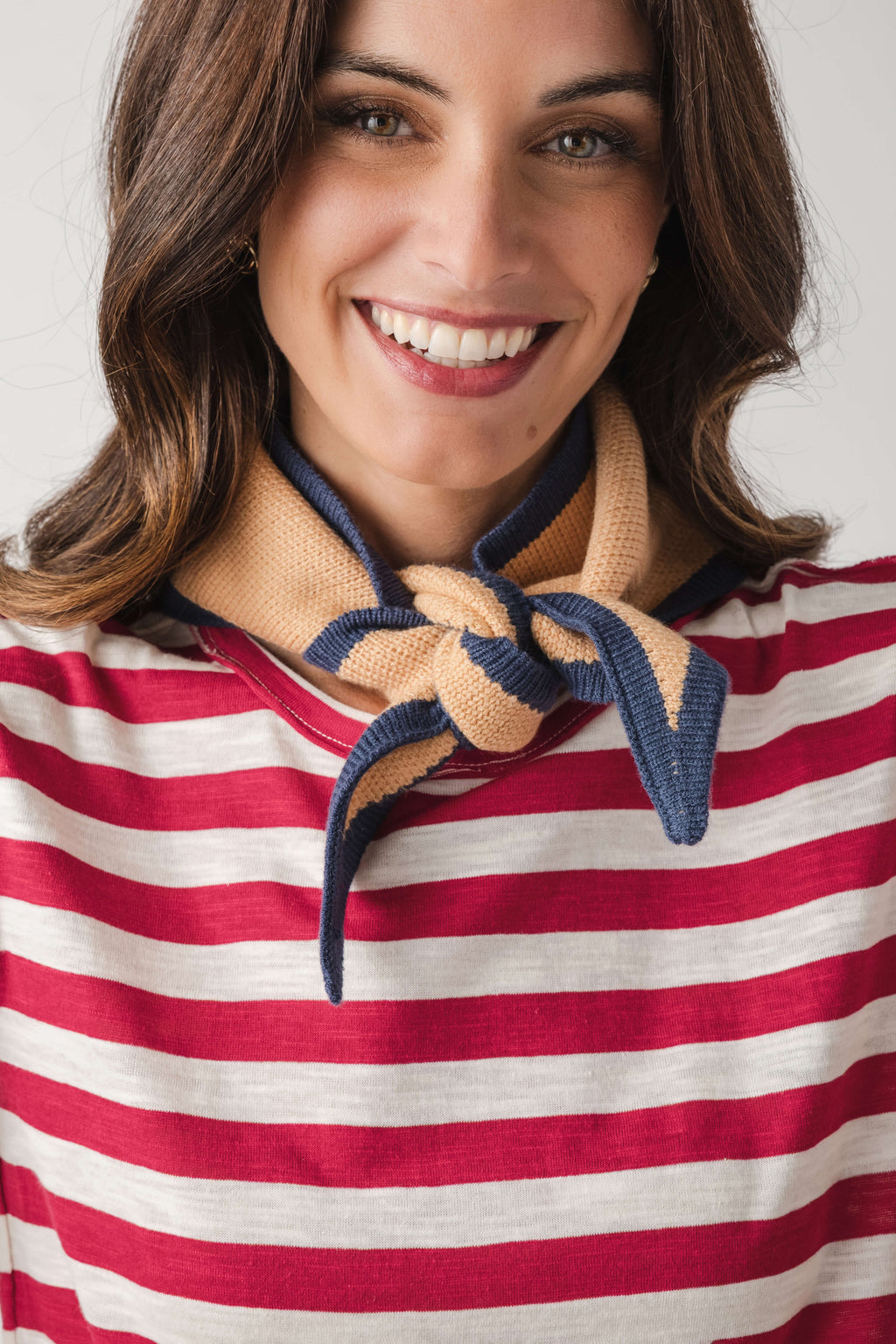 Accity Knit Triangle Scarf