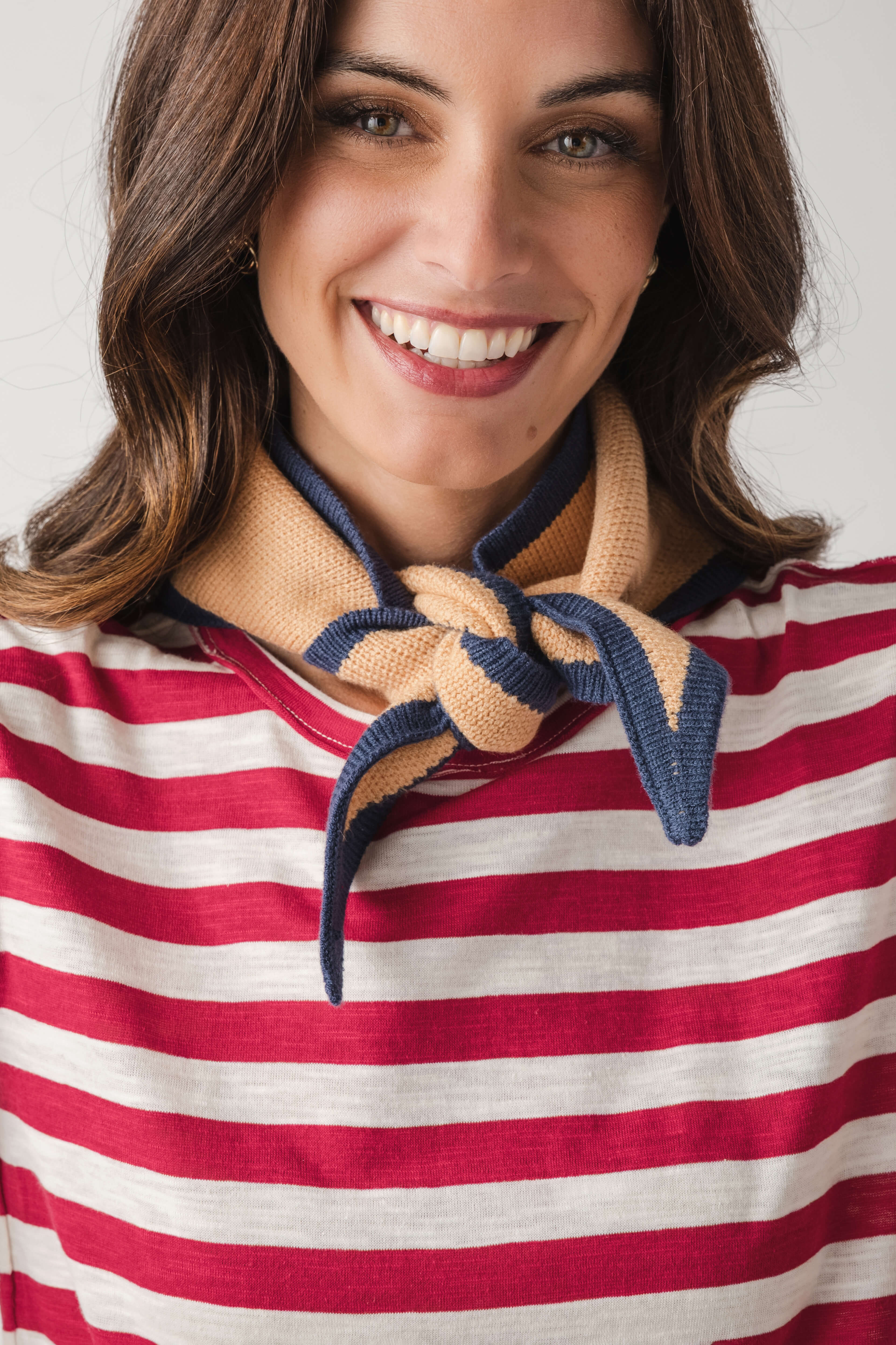 Accity Knit Triangle Scarf