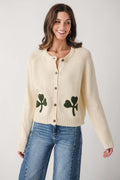 Pink Pineapple Lucky Charm Cardigan