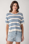 Z Supply Prado Stripe Sweater Tee