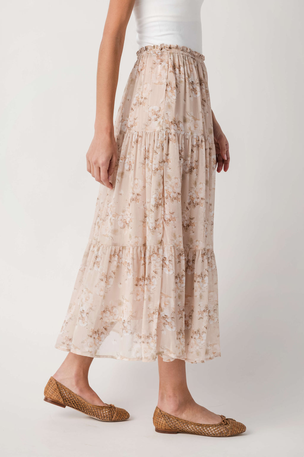 By Together Gardenia Tiered Skirt