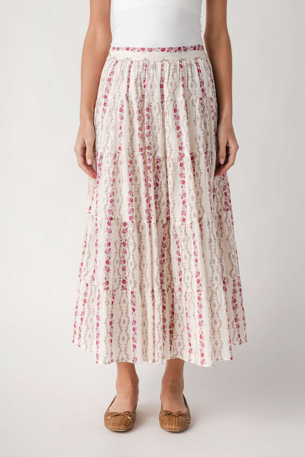 Dress Forum Sweet Magnolia Tiered Maxi Skirt