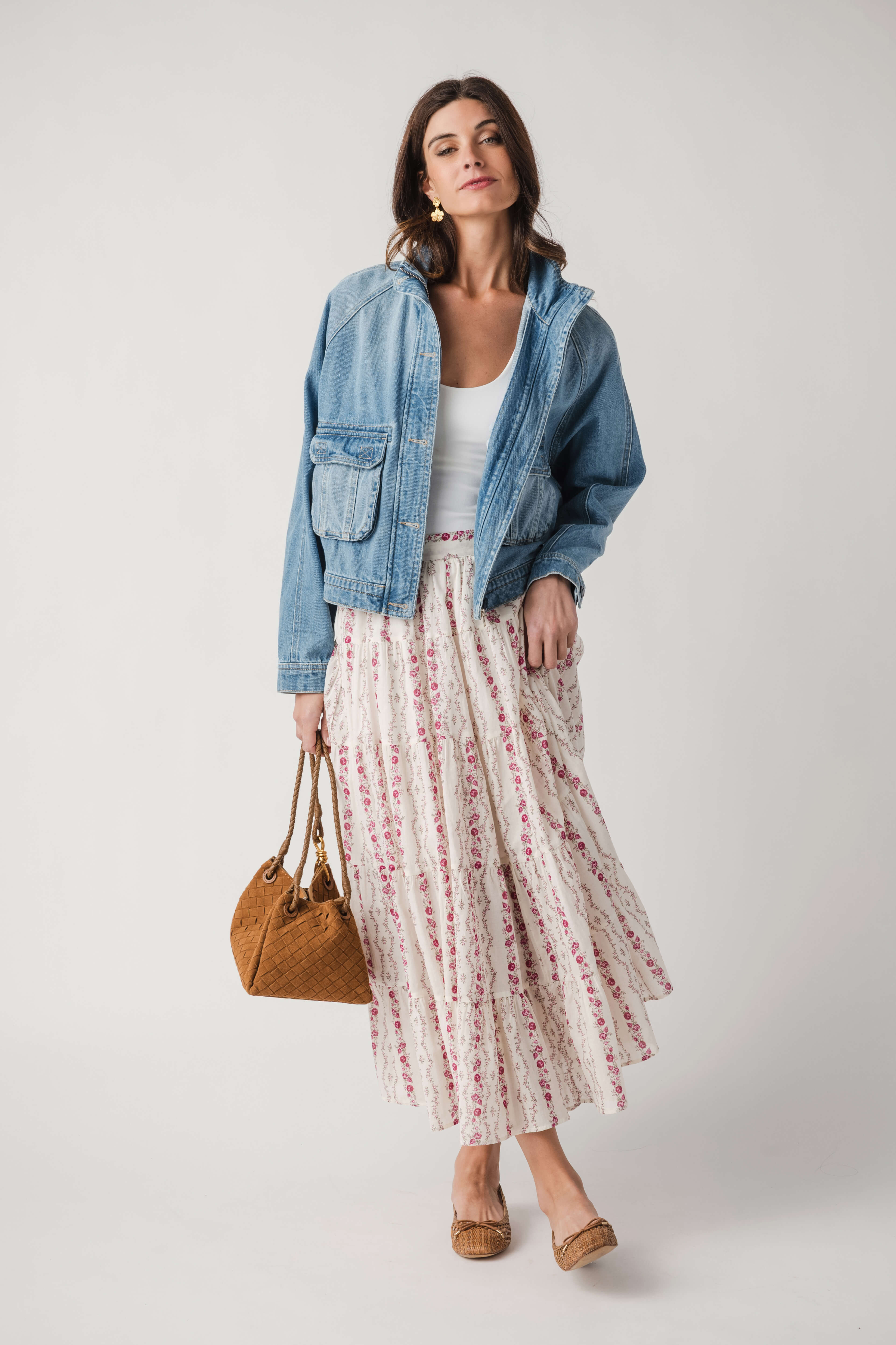 Dress Forum Sweet Magnolia Tiered Maxi Skirt