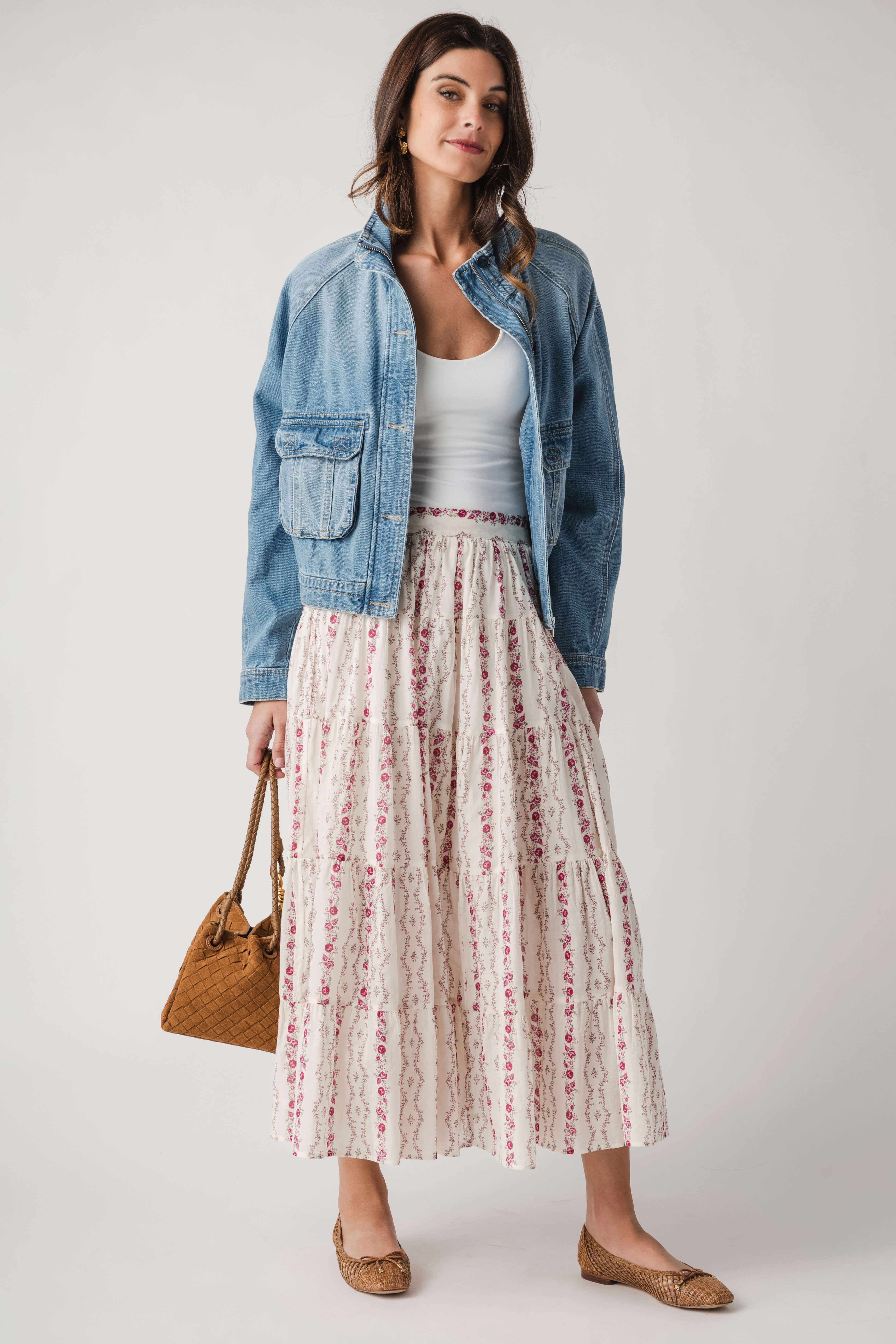 Dress Forum Sweet Magnolia Tiered Maxi Skirt