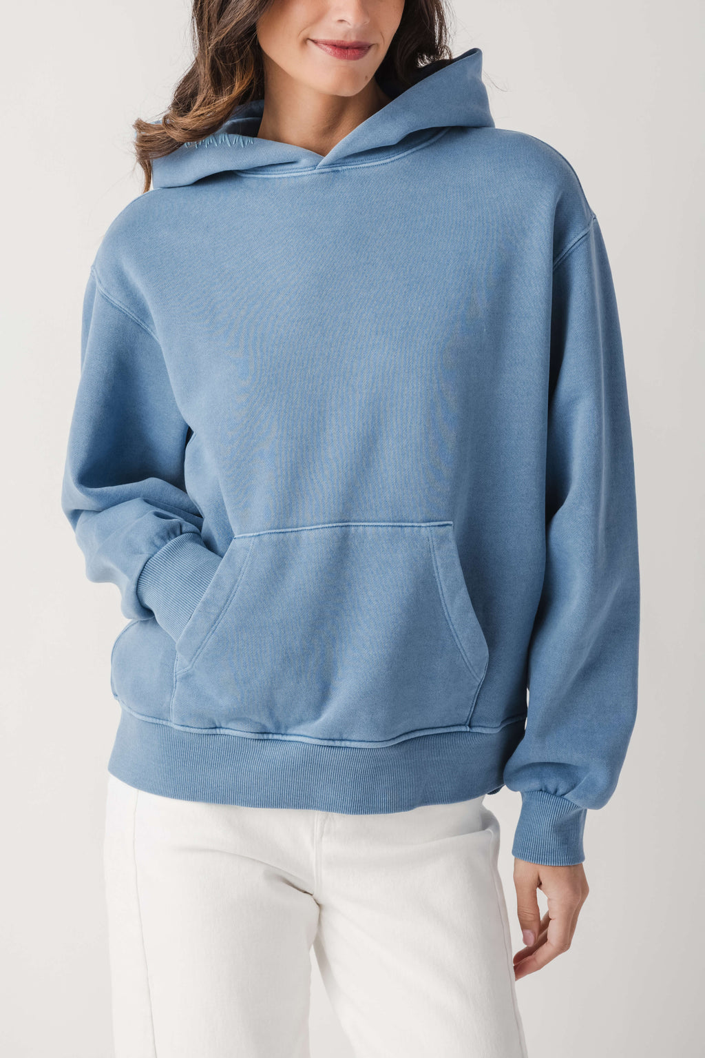 Vintage Havana Stitching Detail Hoodie
