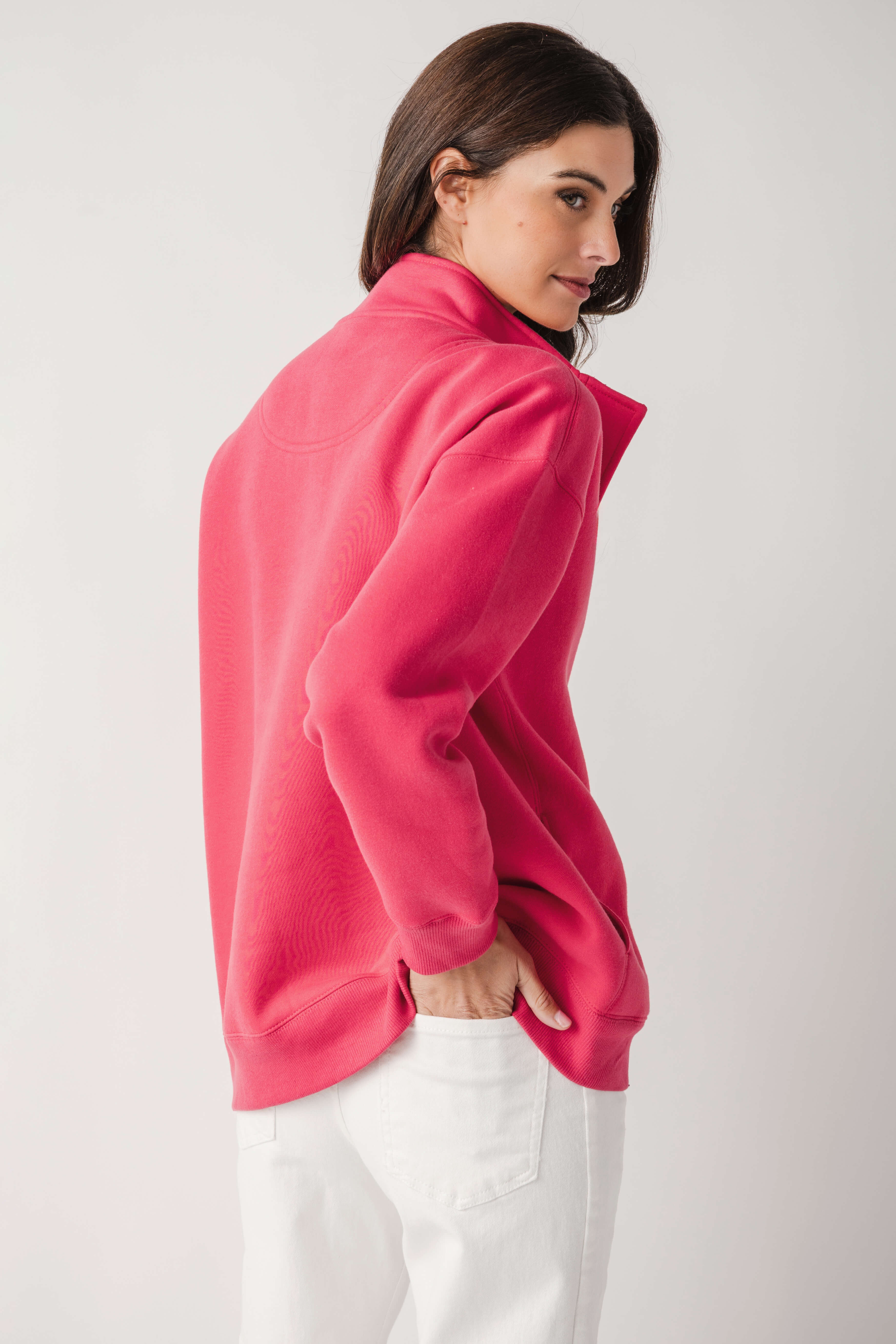 Ocean Drive Snap Polo Sweatshirt