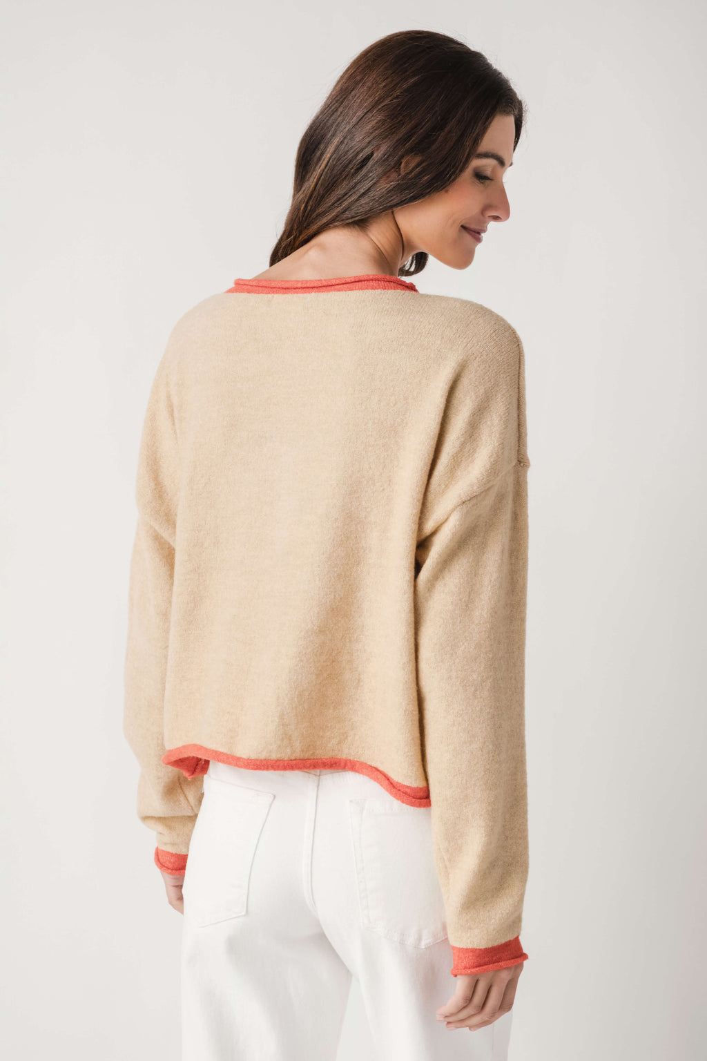 By Together Contrast Trim Cardigan