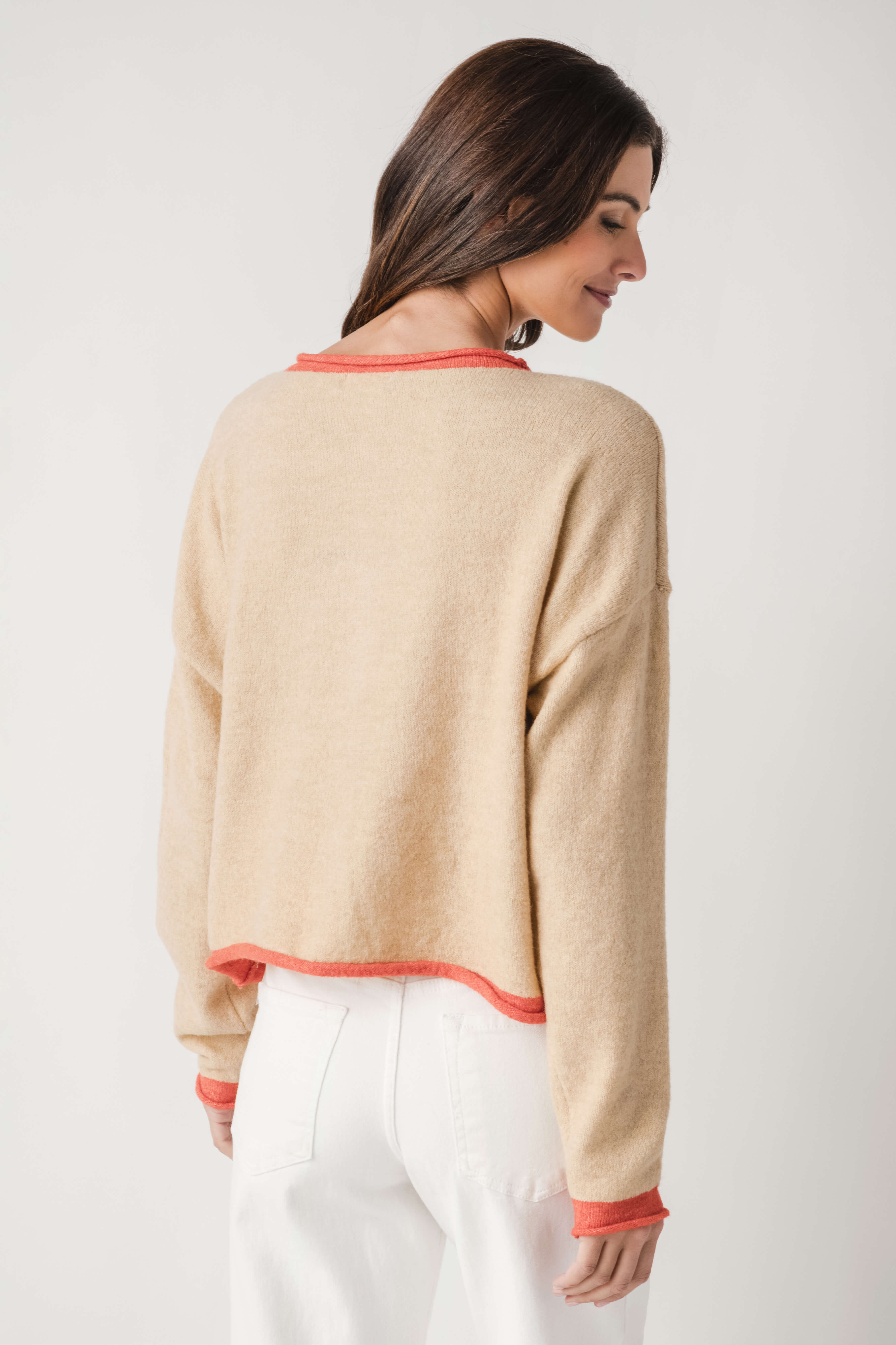 By Together Contrast Trim Cardigan
