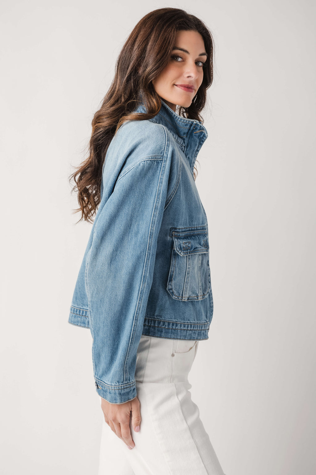 Risen Pocket Detail Denim Jacket