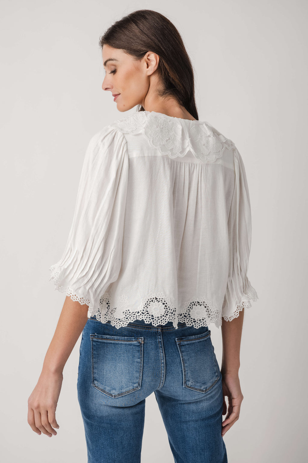 Fate Embroidered Lace Top