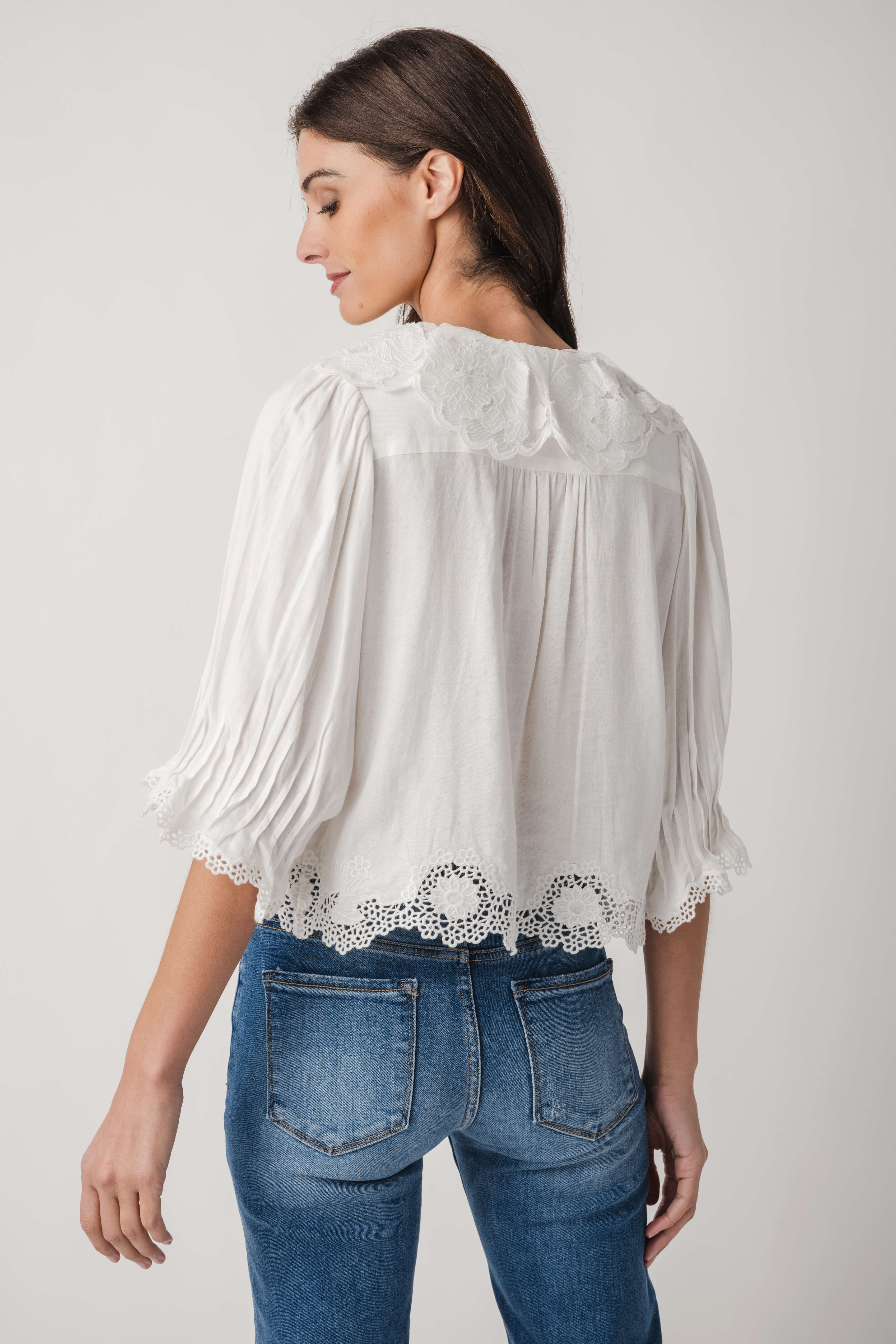 Fate Embroidered Lace Top