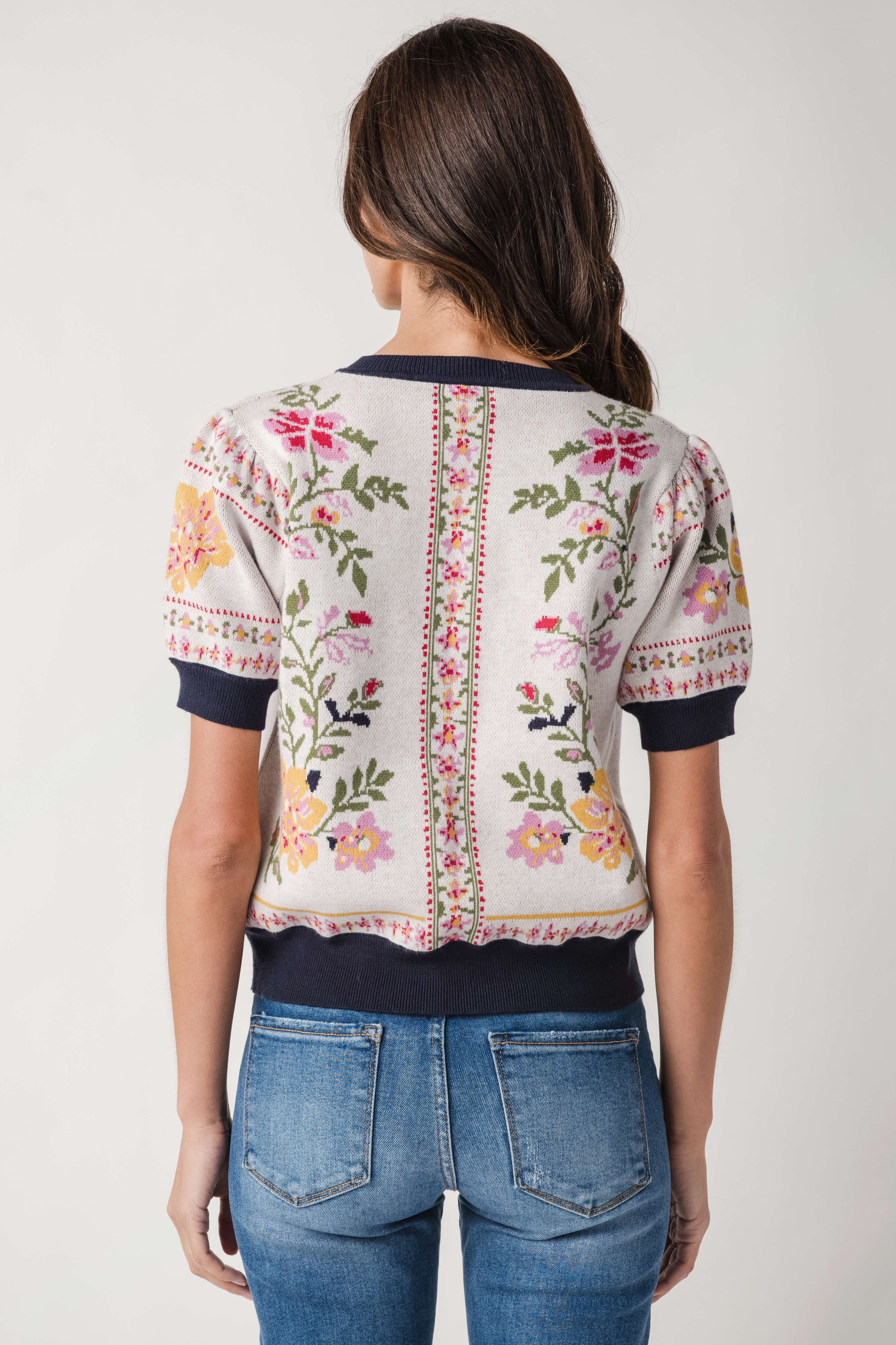 Fate Vintage Bloom Knit Top