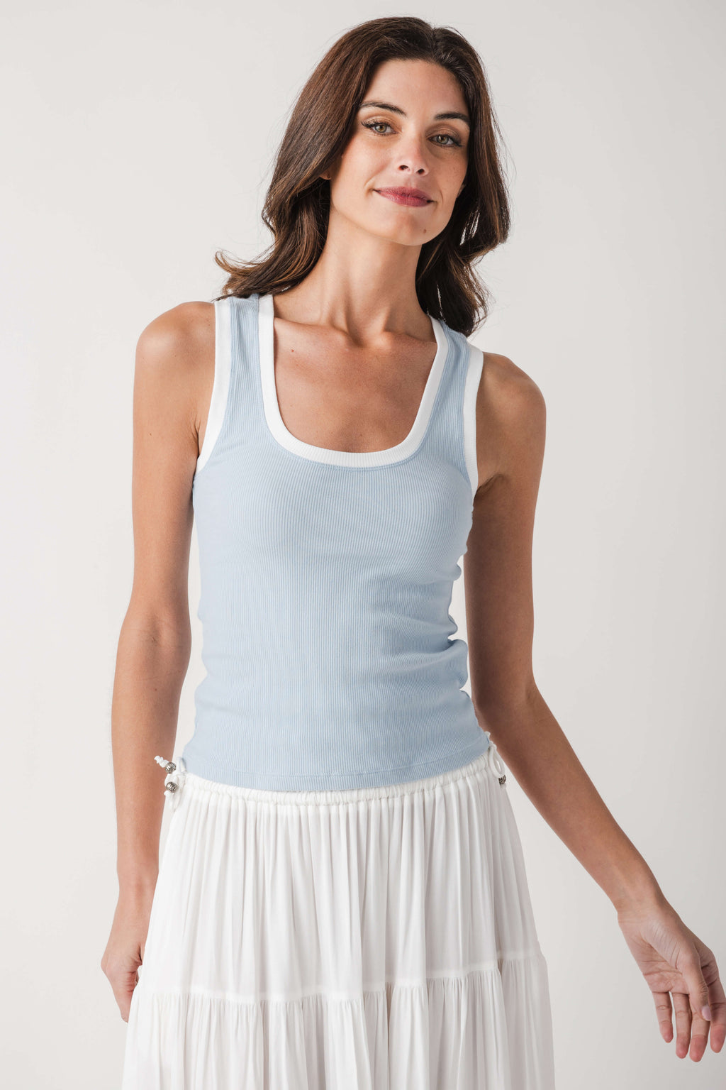 Z Supply Sirena Colorblocked Rib Tank