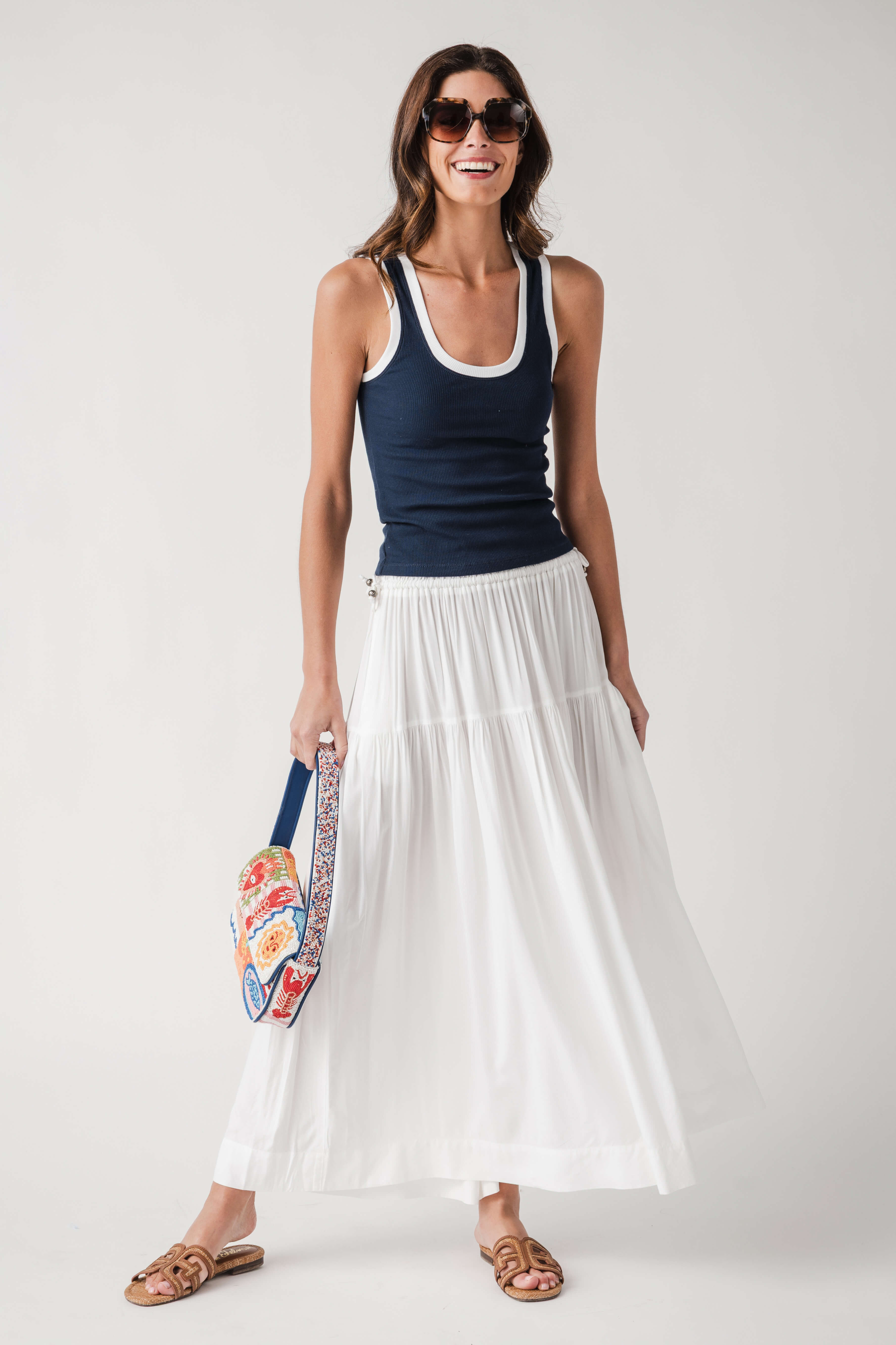 Z Supply Sirena Colorblocked Rib Tank