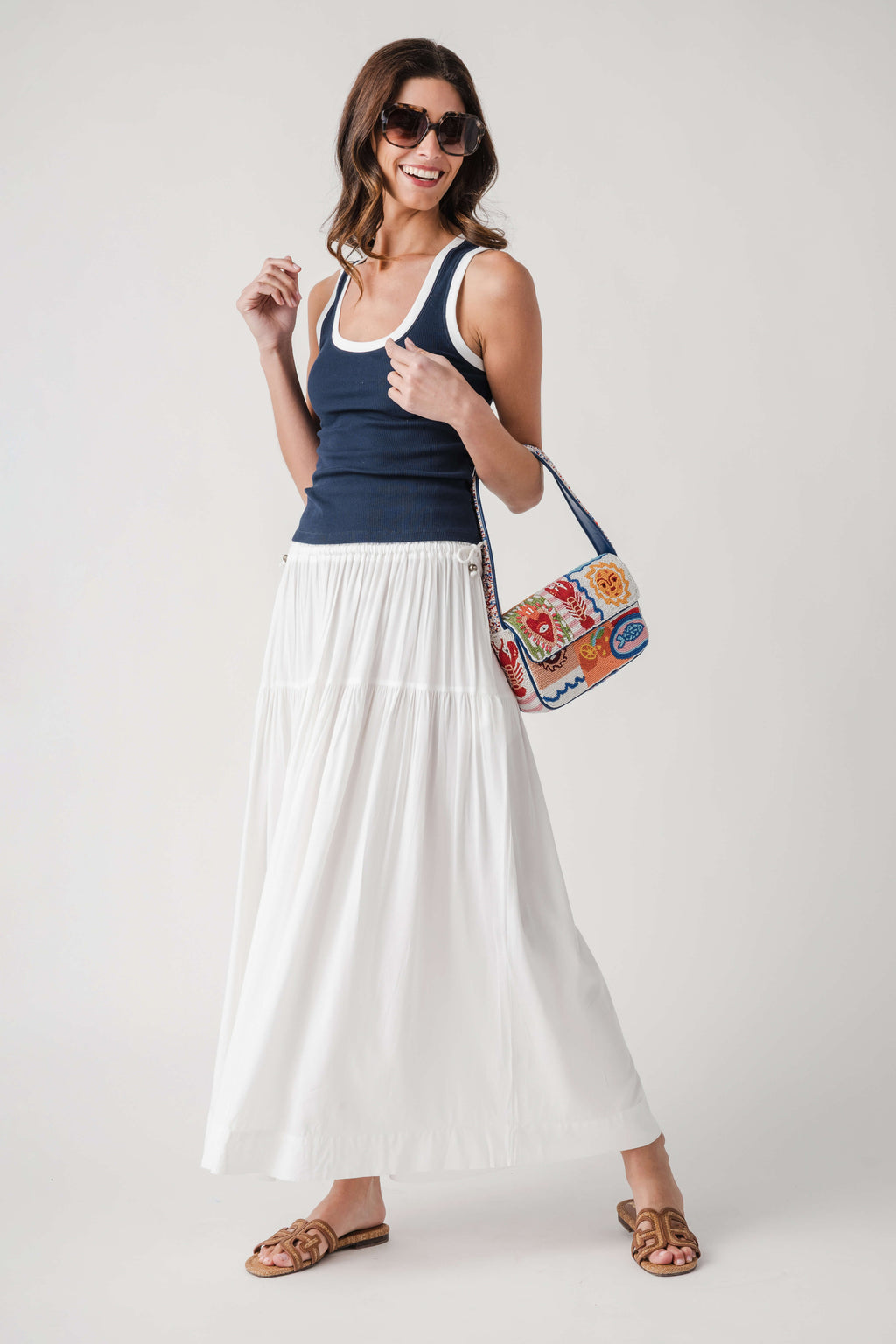 Z Supply Sirena Colorblocked Rib Tank