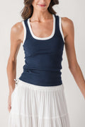 Z Supply Sirena Colorblocked Rib Tank