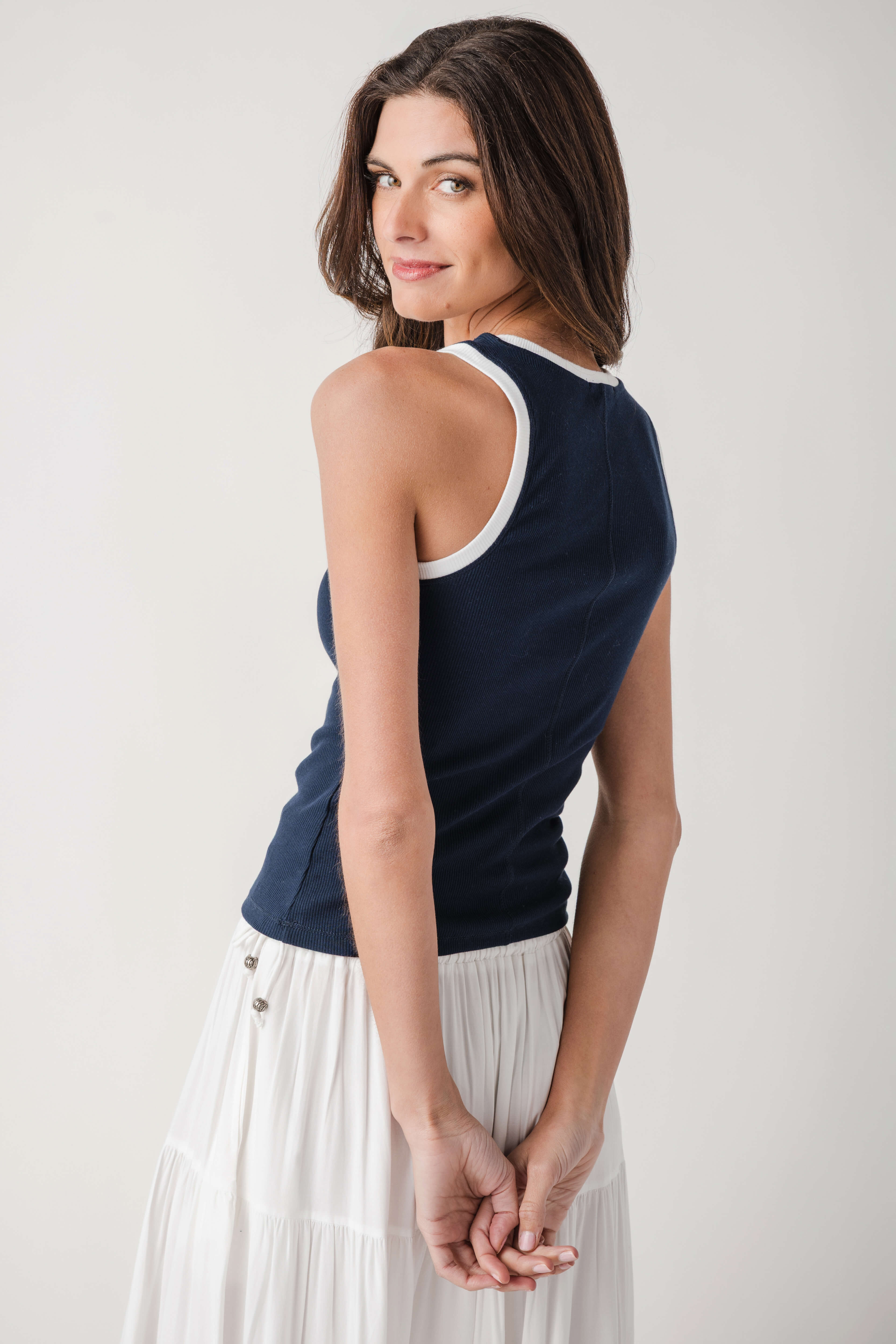 Z Supply Sirena Colorblocked Rib Tank