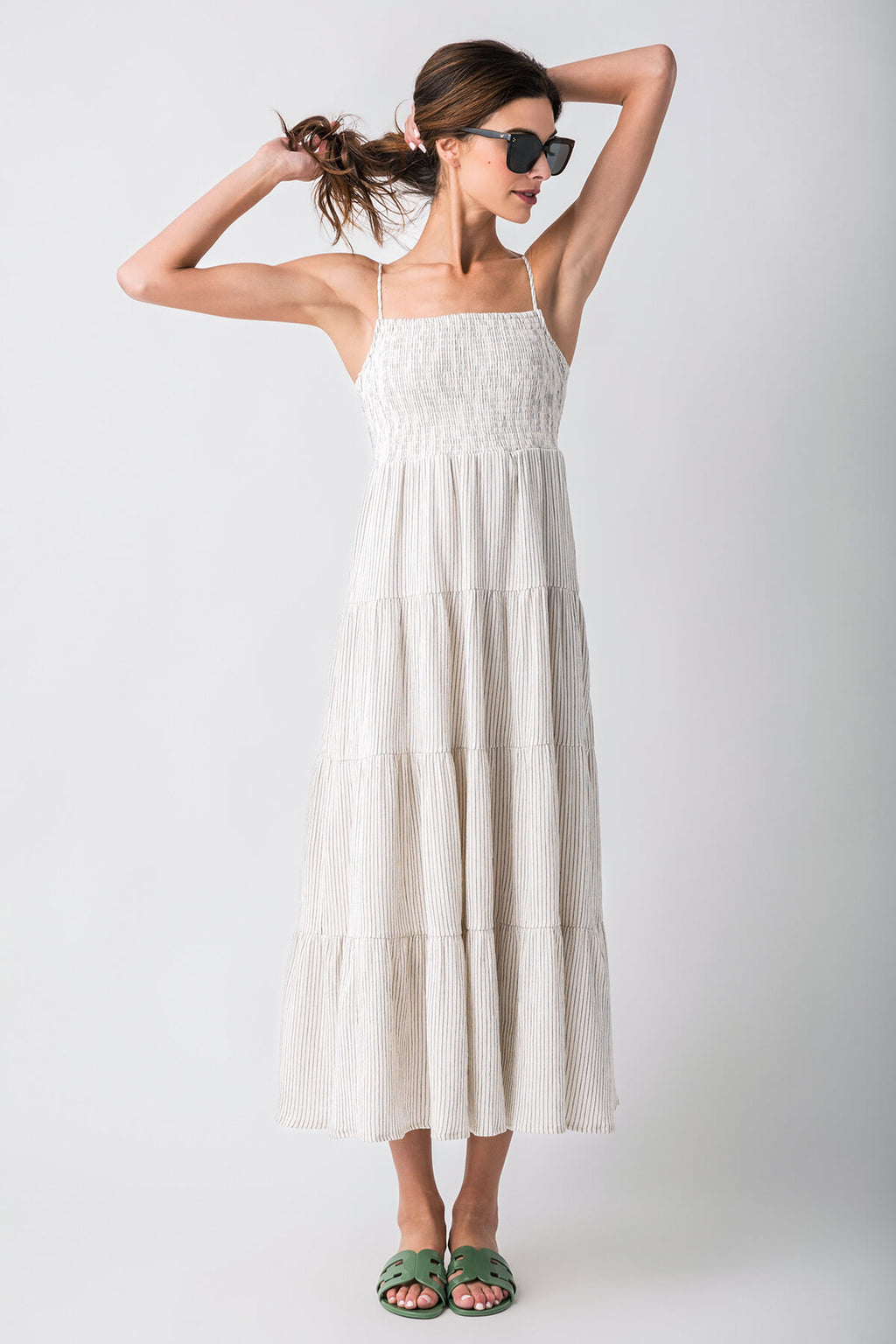 Z Supply Balo Striped Maxi Dress