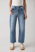 Risen Wren High Rise Barrel Jeans