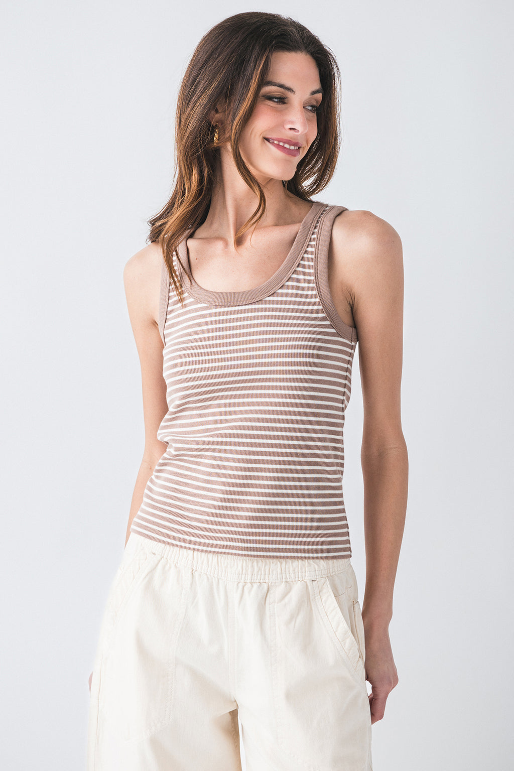 Z Supply Elin Stripe Rib Tank