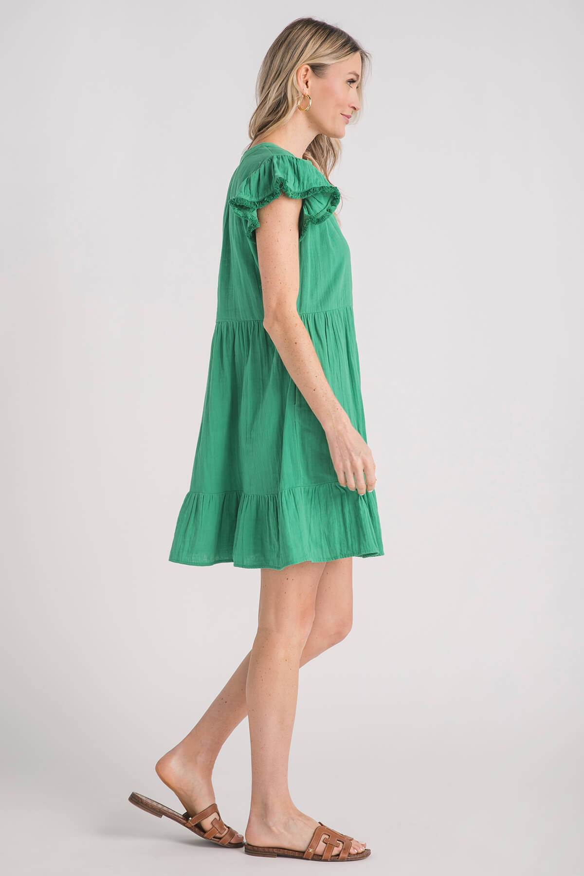 THML Capsleeve Solid Dress