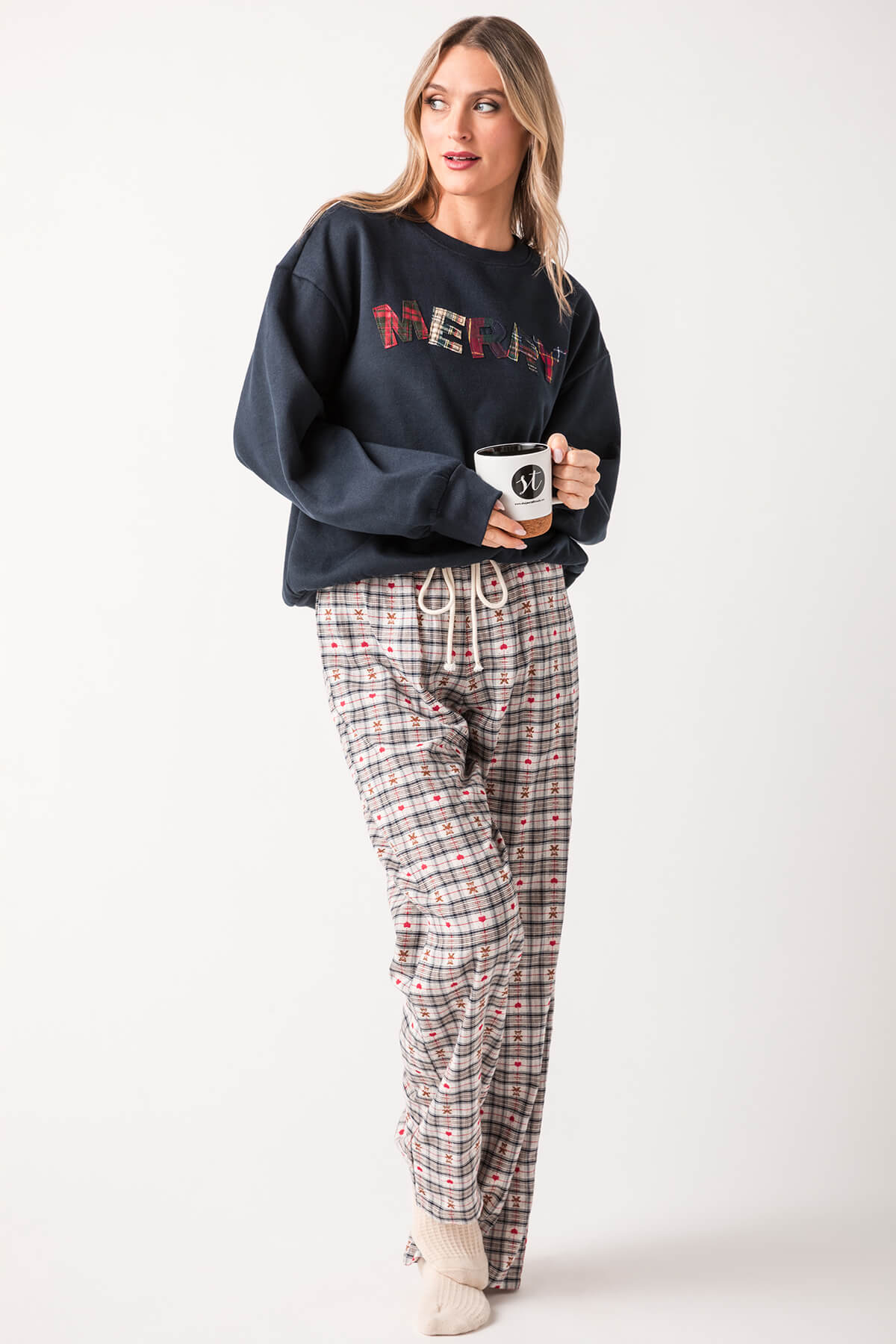 Things Between Gingham Drawstring Pants – Social Threads