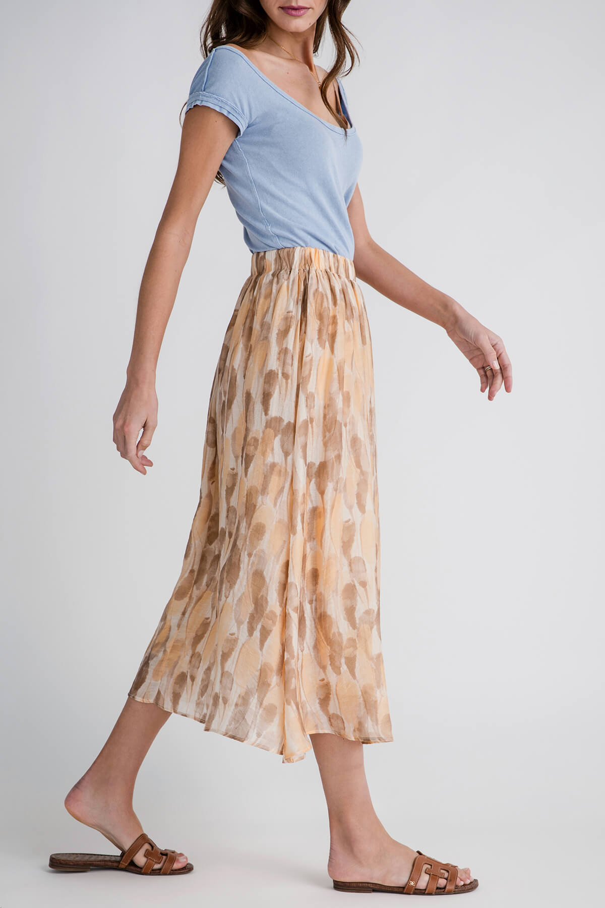 By Together Floral Maxi Skirt