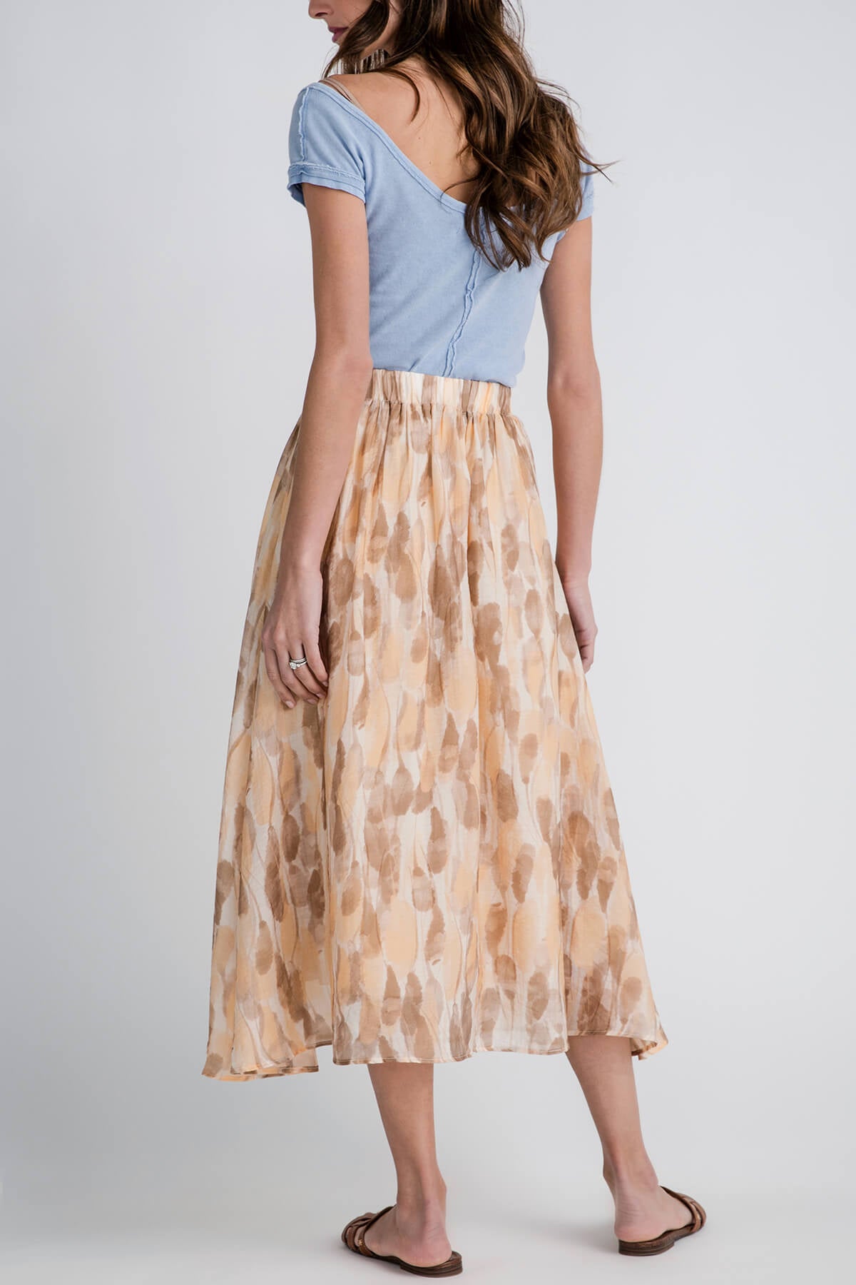 By Together Floral Maxi Skirt