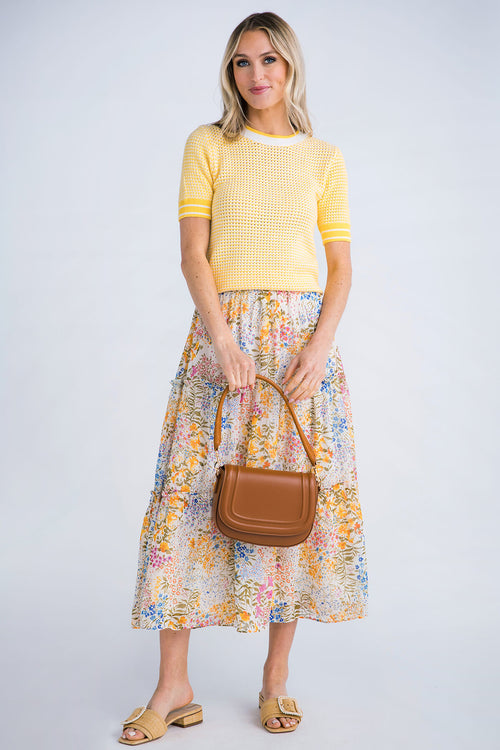 Lucy Paris Evelyn Floral Skirt