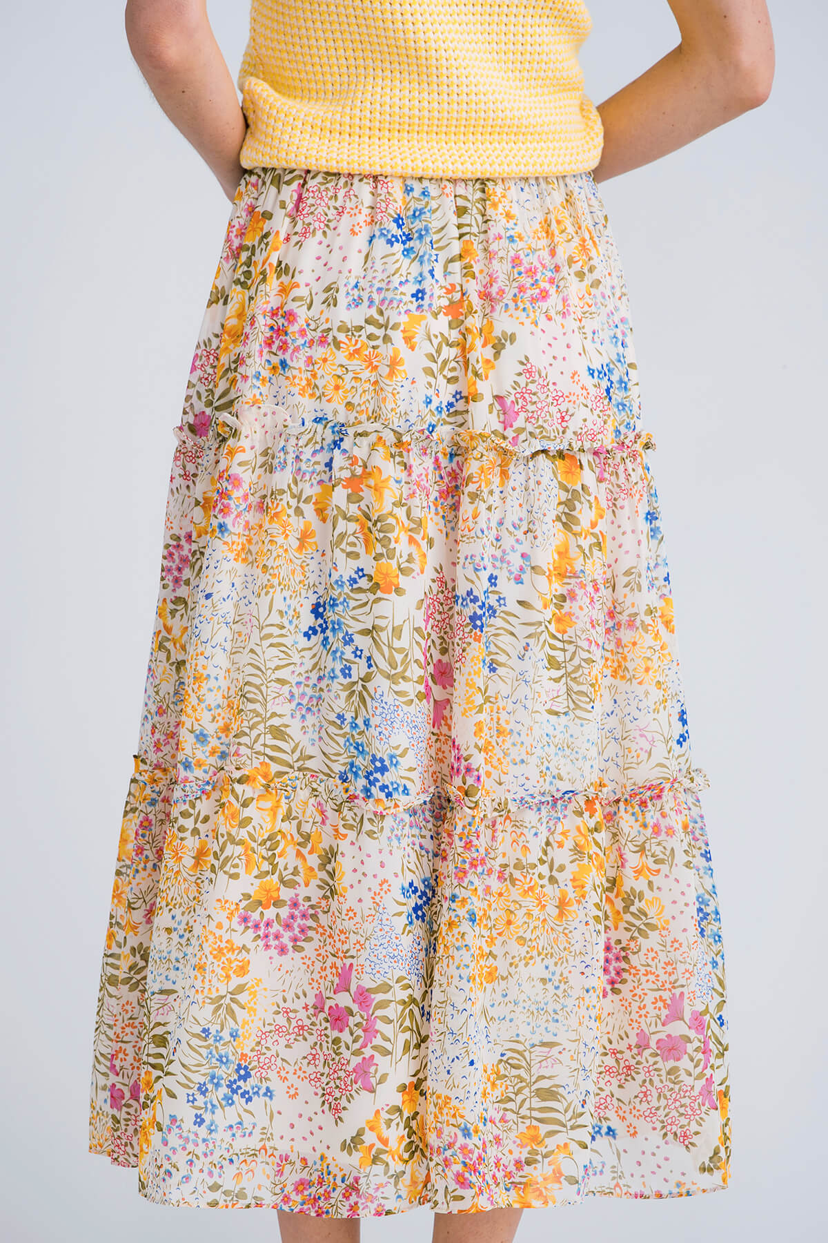 Lucy Paris Evelyn Floral Skirt