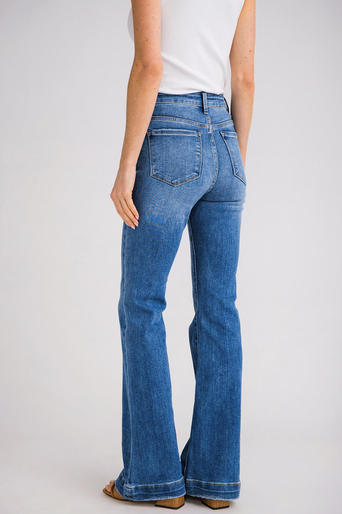 RISEN Full Size Slouchy Baggy Jeans Pocket Side Seam Detail Plus Size
