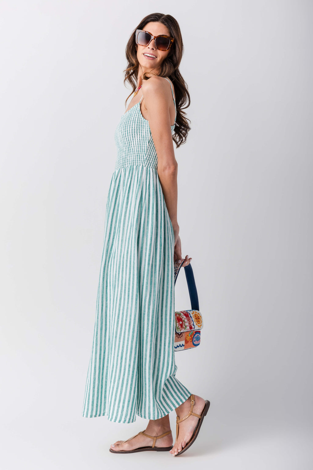 Z Supply Bayside Striped Midi Dress