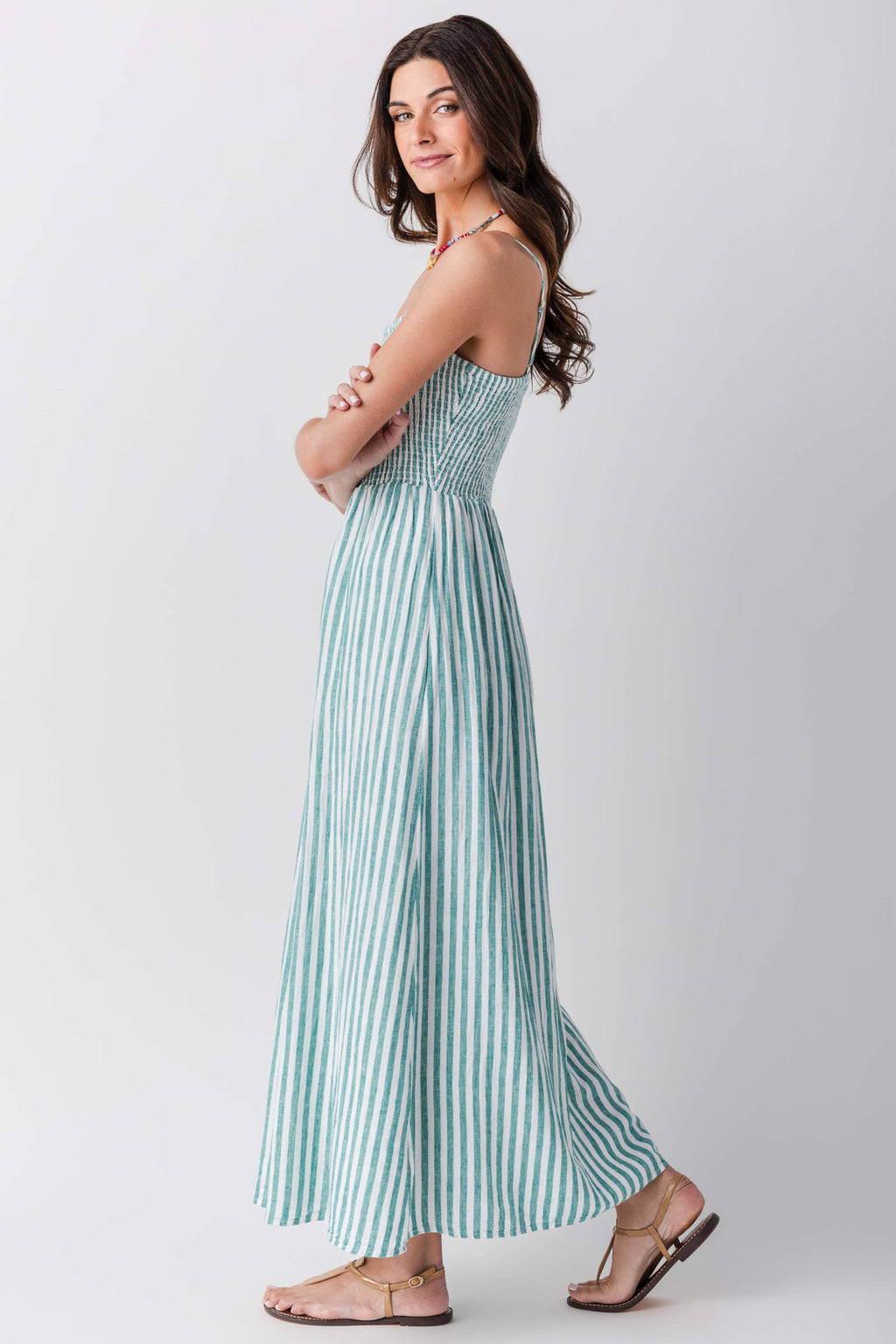 Z Supply Bayside Striped Midi Dress